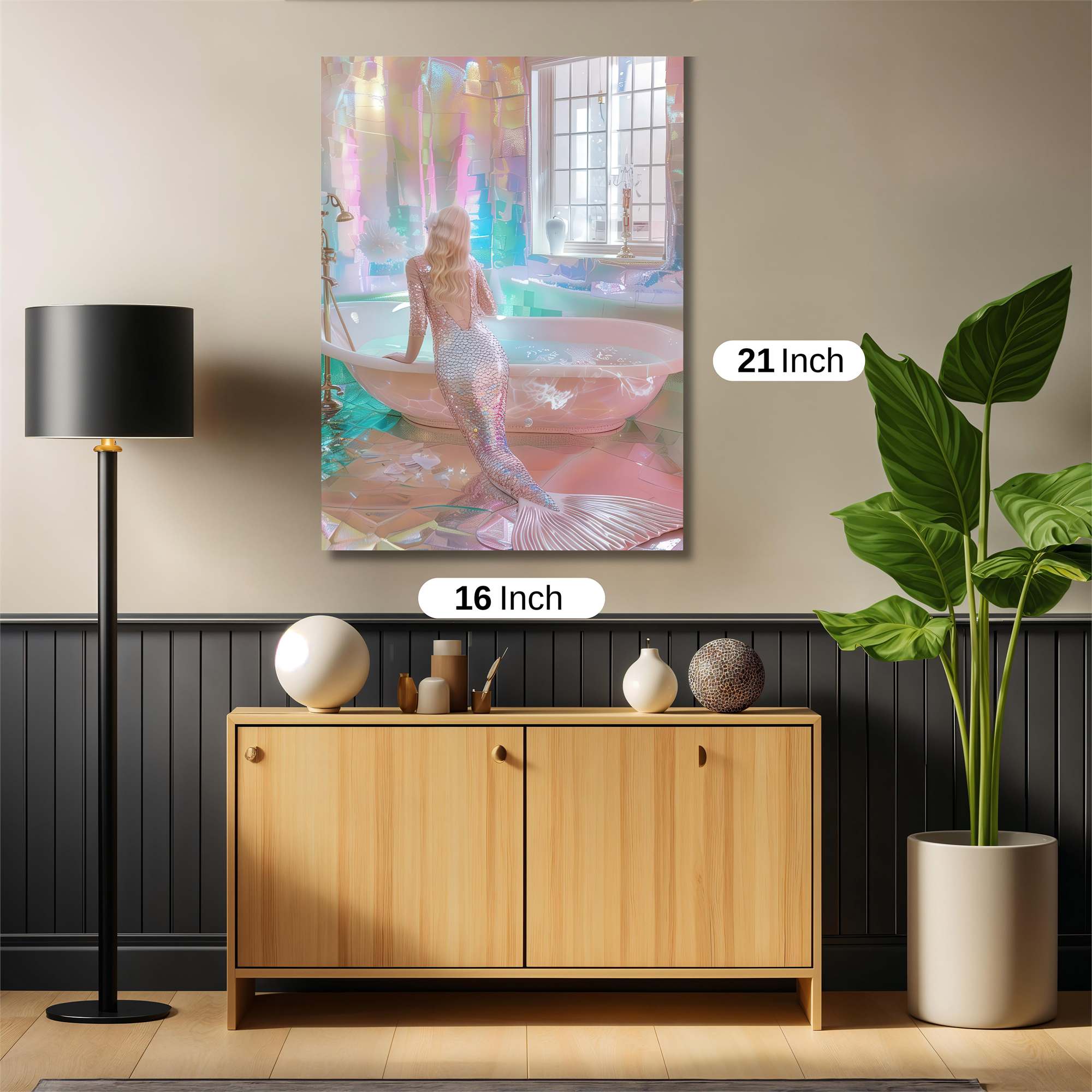 Mermaid Dream Safe Wall Magnetic / M