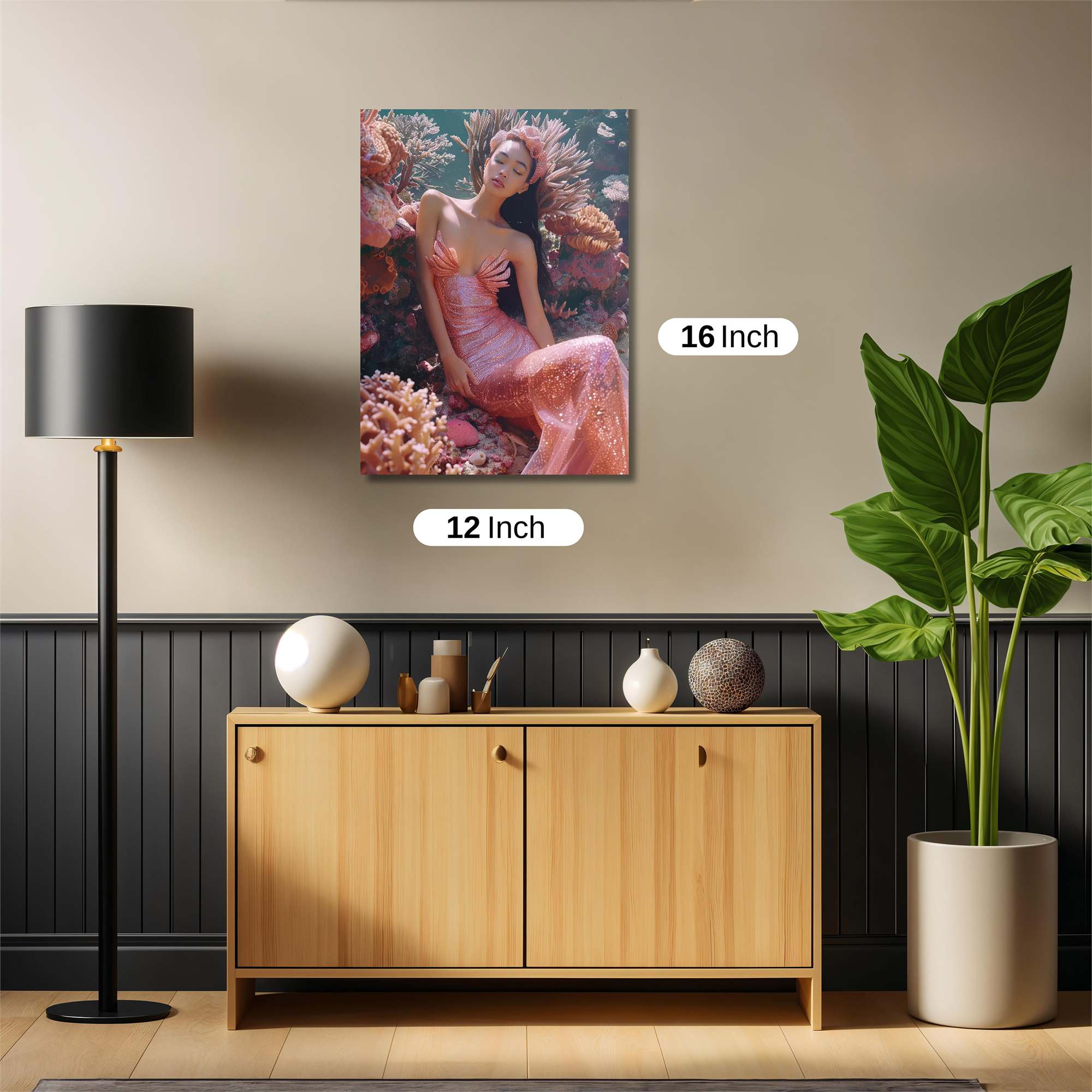 Mermaid Dream Safe Wall Magnetic / M