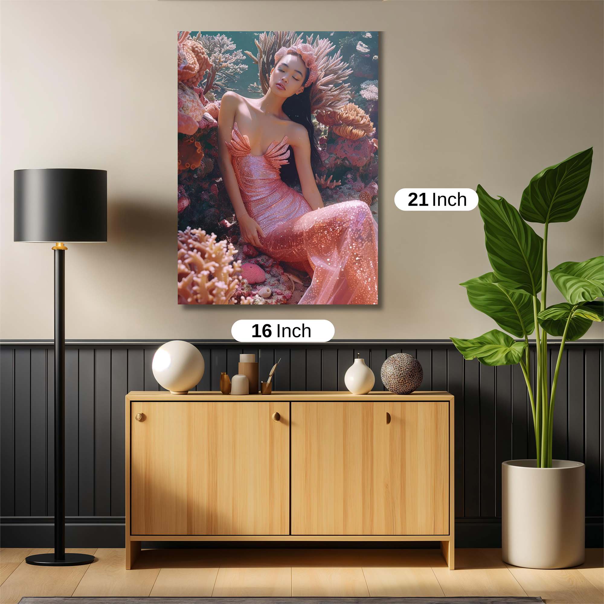 Mermaid Dream Safe Wall Magnetic / M