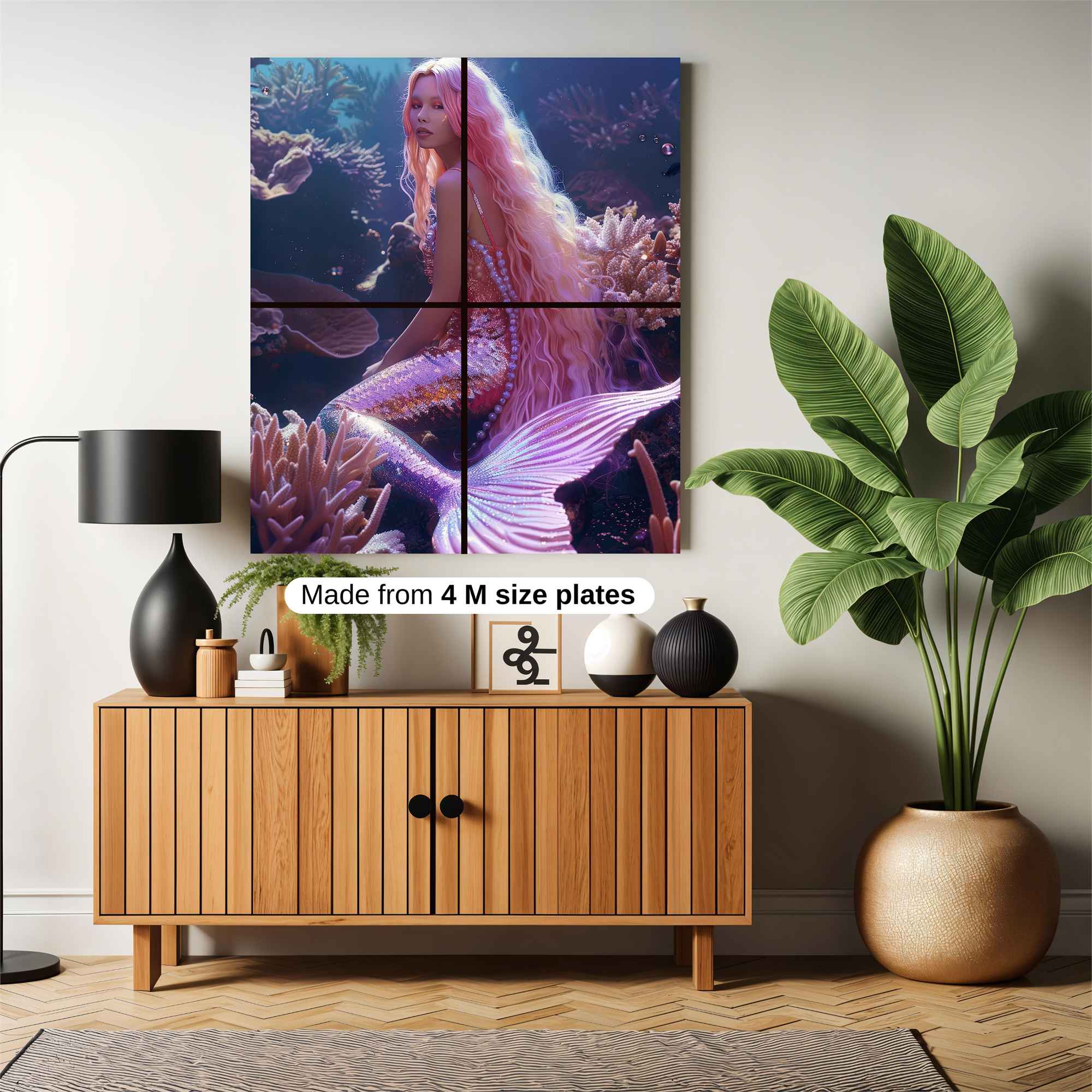 Mermaid Dream Safe Wall Magnetic / M