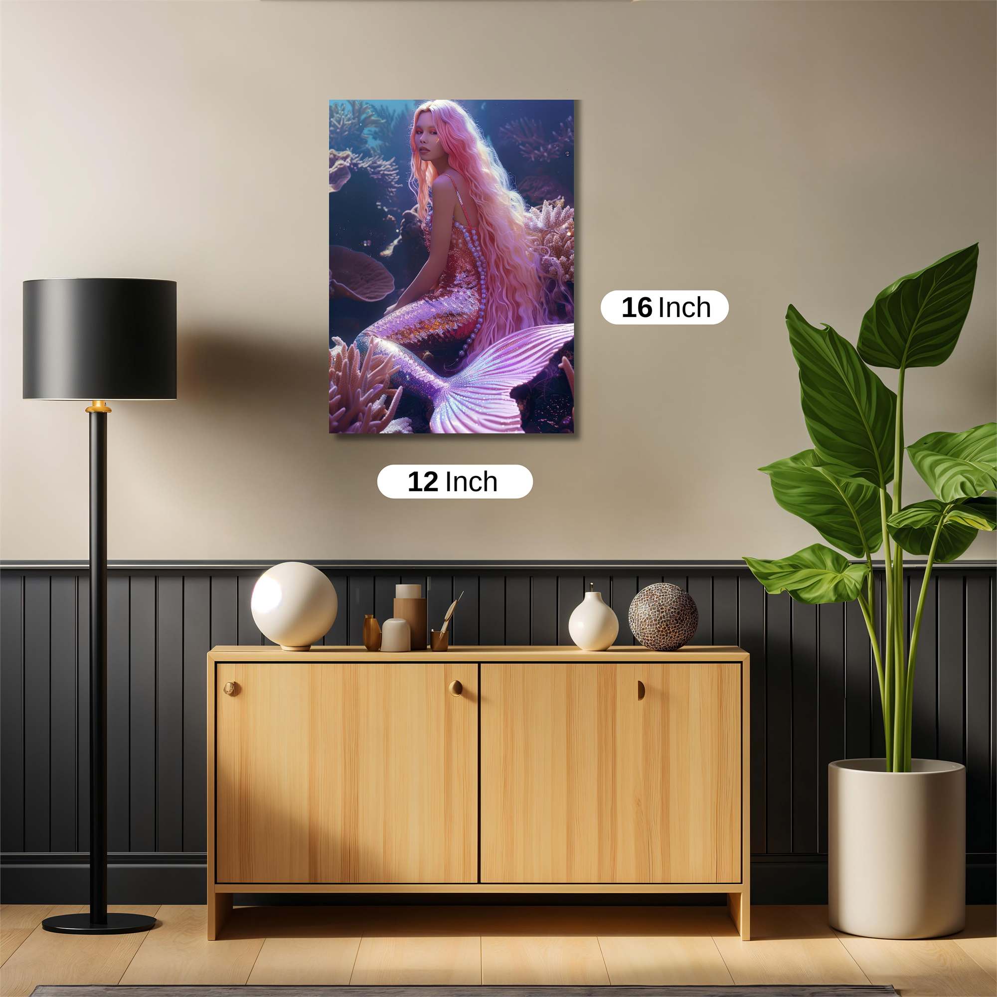 Mermaid Dream Safe Wall Magnetic / M
