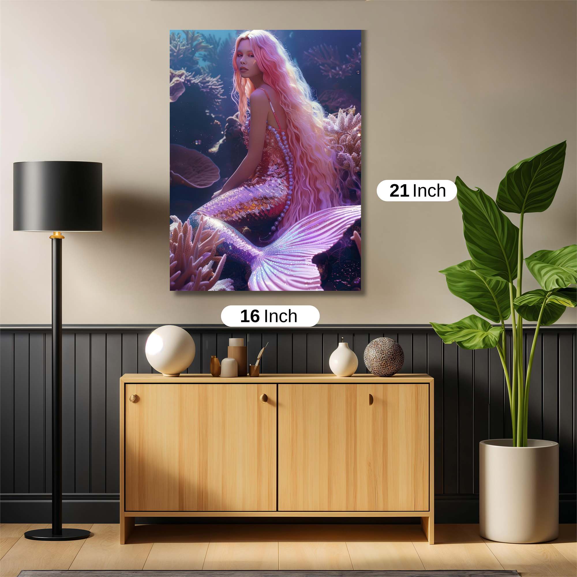Mermaid Dream Safe Wall Magnetic / M