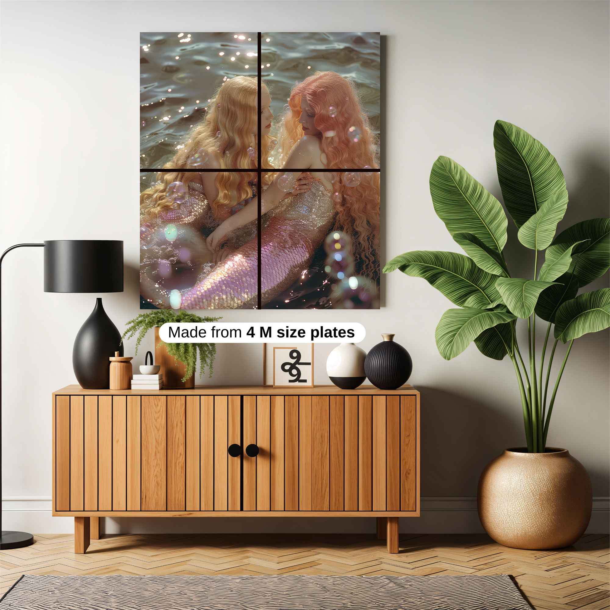 Mermaid Serenity Safe Wall Magnetic / M