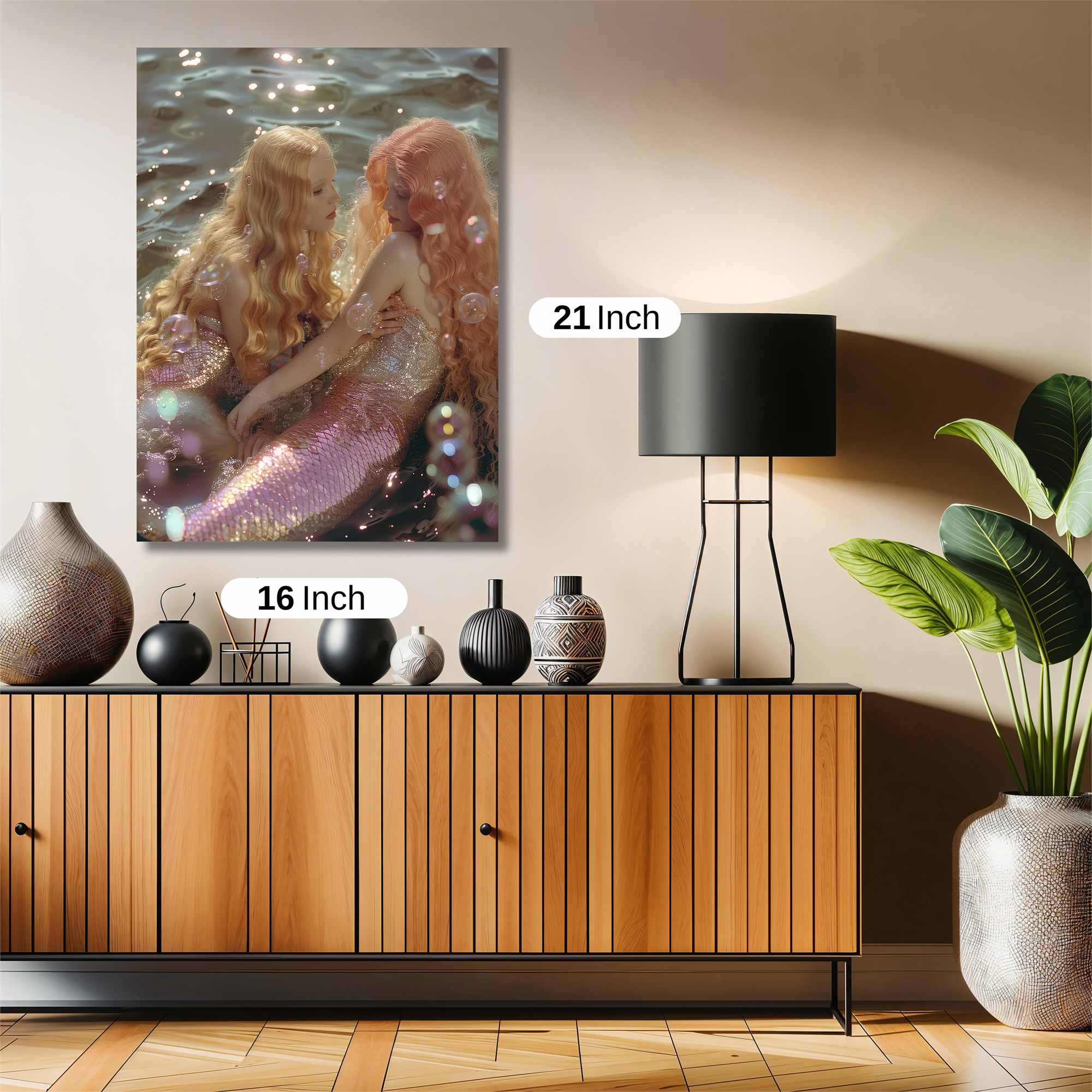 Mermaid Serenity Safe Wall Magnetic / M