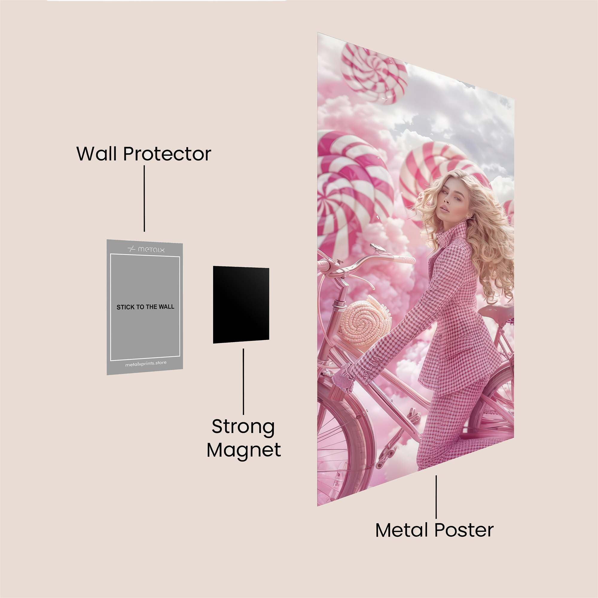 Candy Dream Safe Wall Magnetic / M