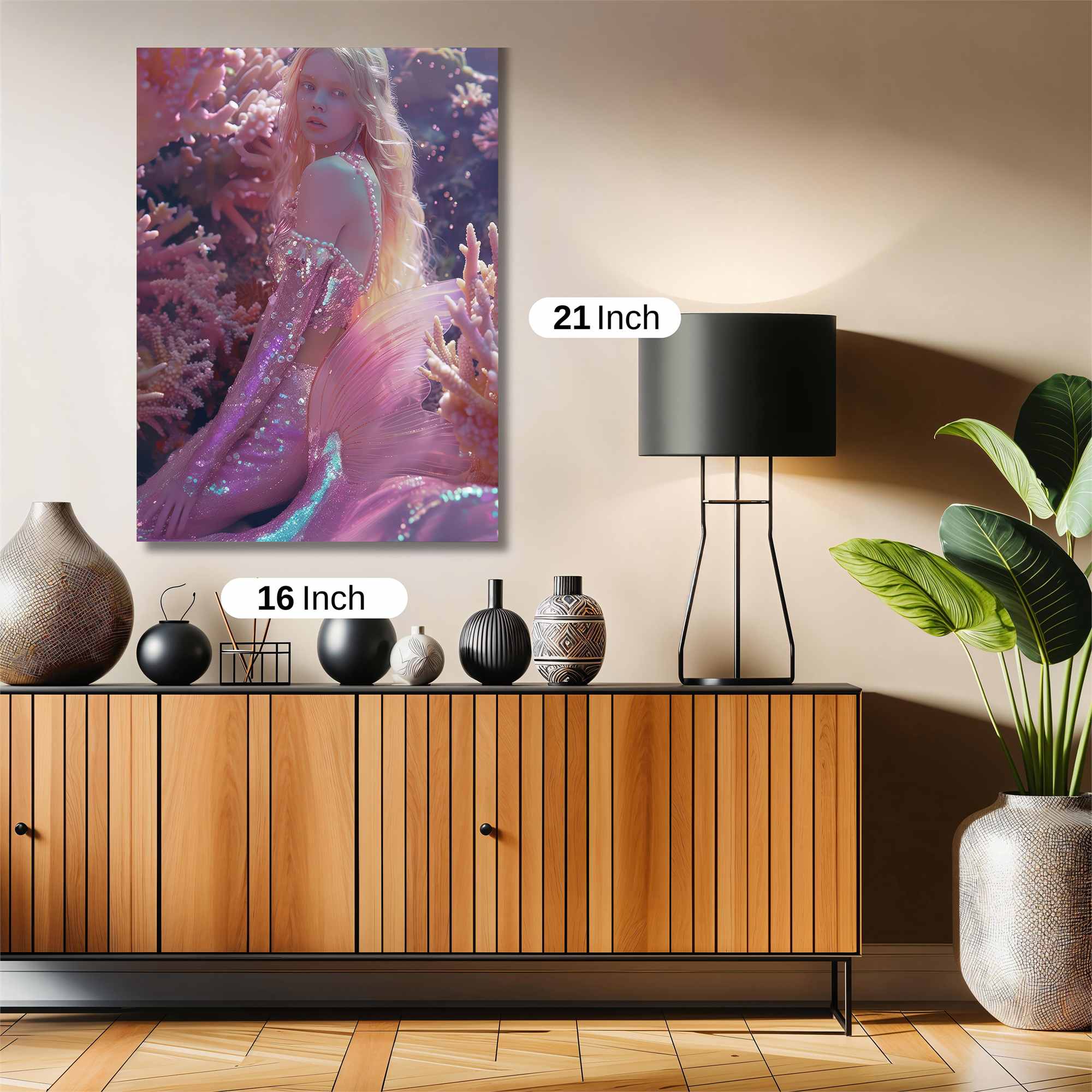 Mermaid Dream Safe Wall Magnetic / M