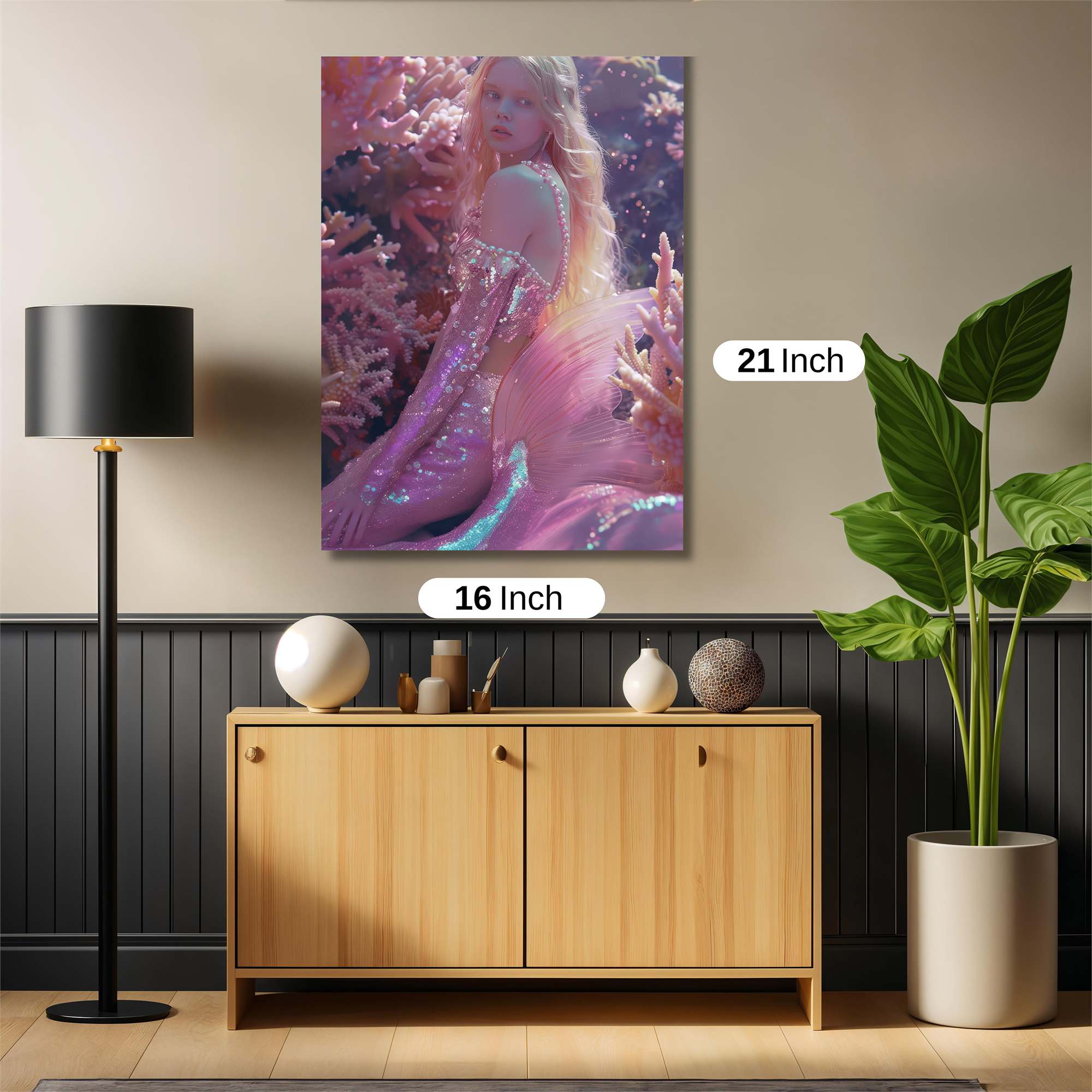 Mermaid Dream Safe Wall Magnetic / M