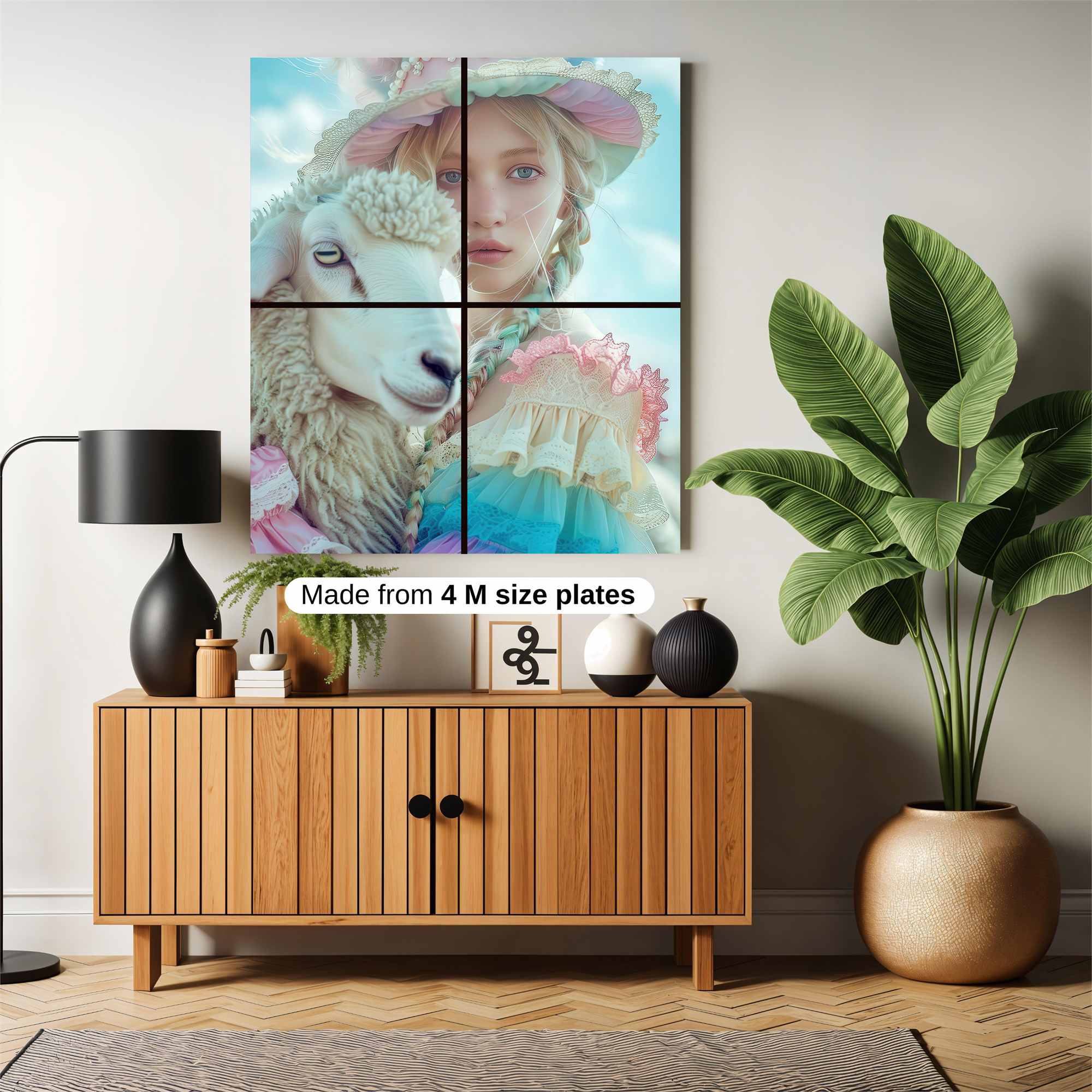 Sheepish Serenity Safe Wall Magnetic / M