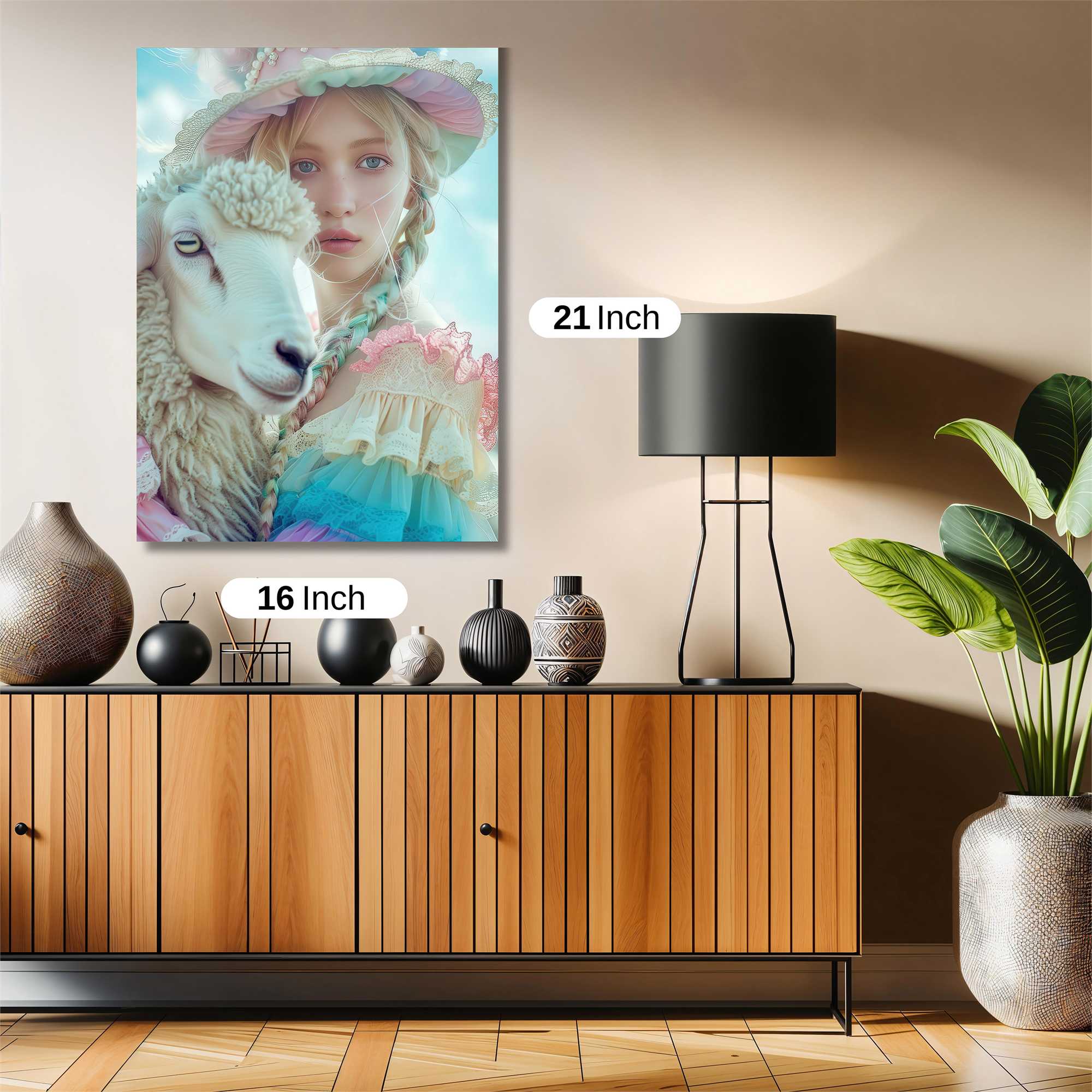 Sheepish Serenity Safe Wall Magnetic / M