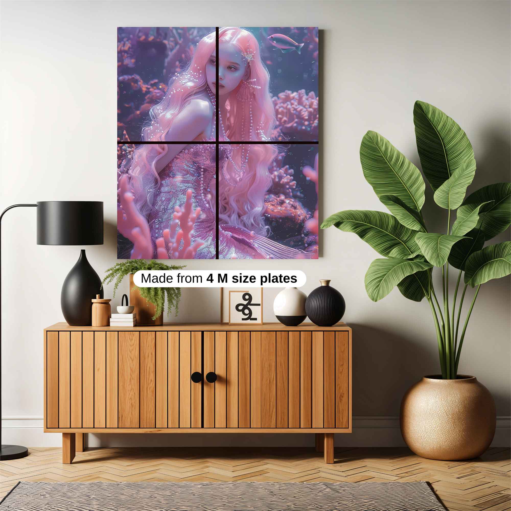 Mermaid Dream Safe Wall Magnetic / M