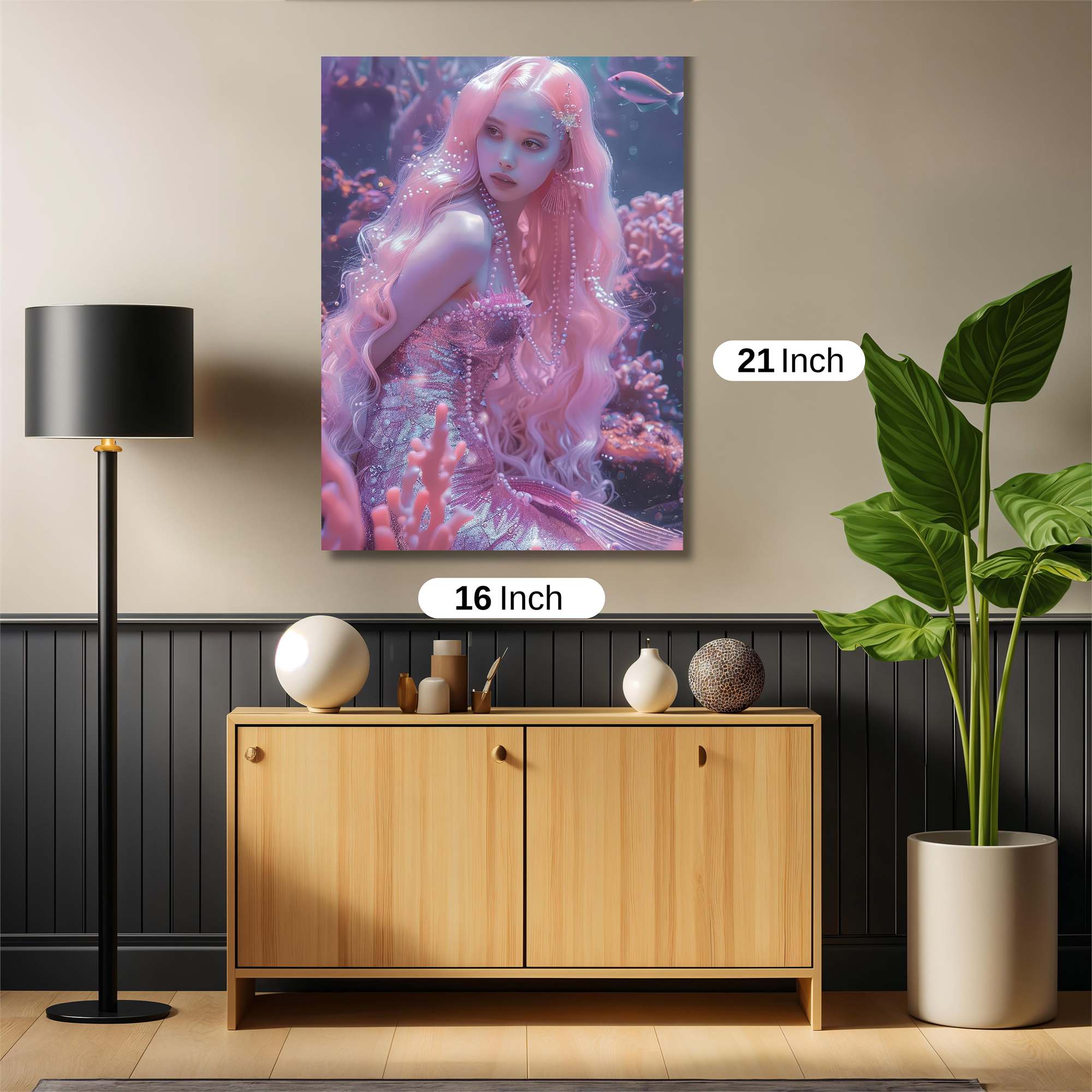 Mermaid Dream Safe Wall Magnetic / M