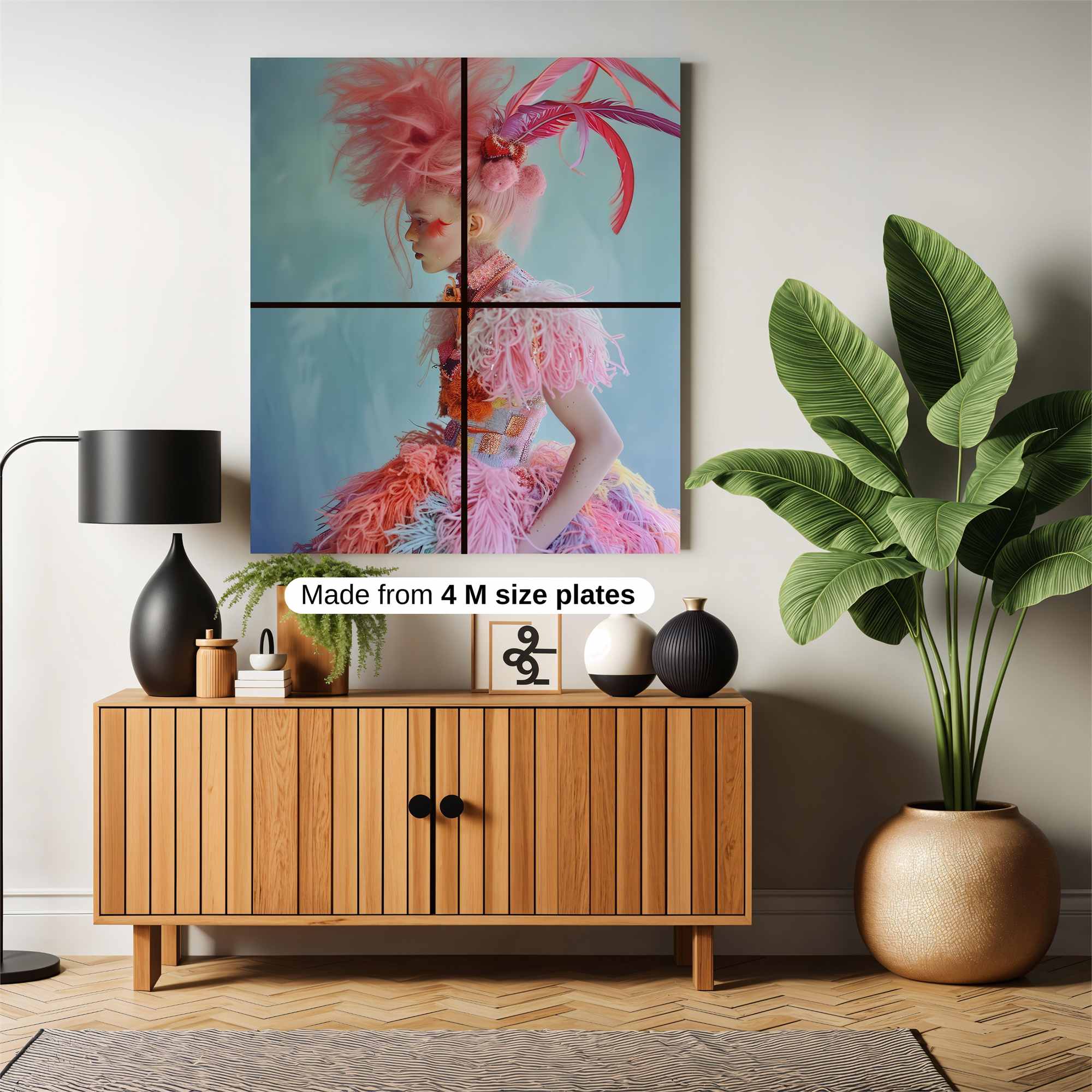 Feathered Whimsy Safe Wall Magnetic / M