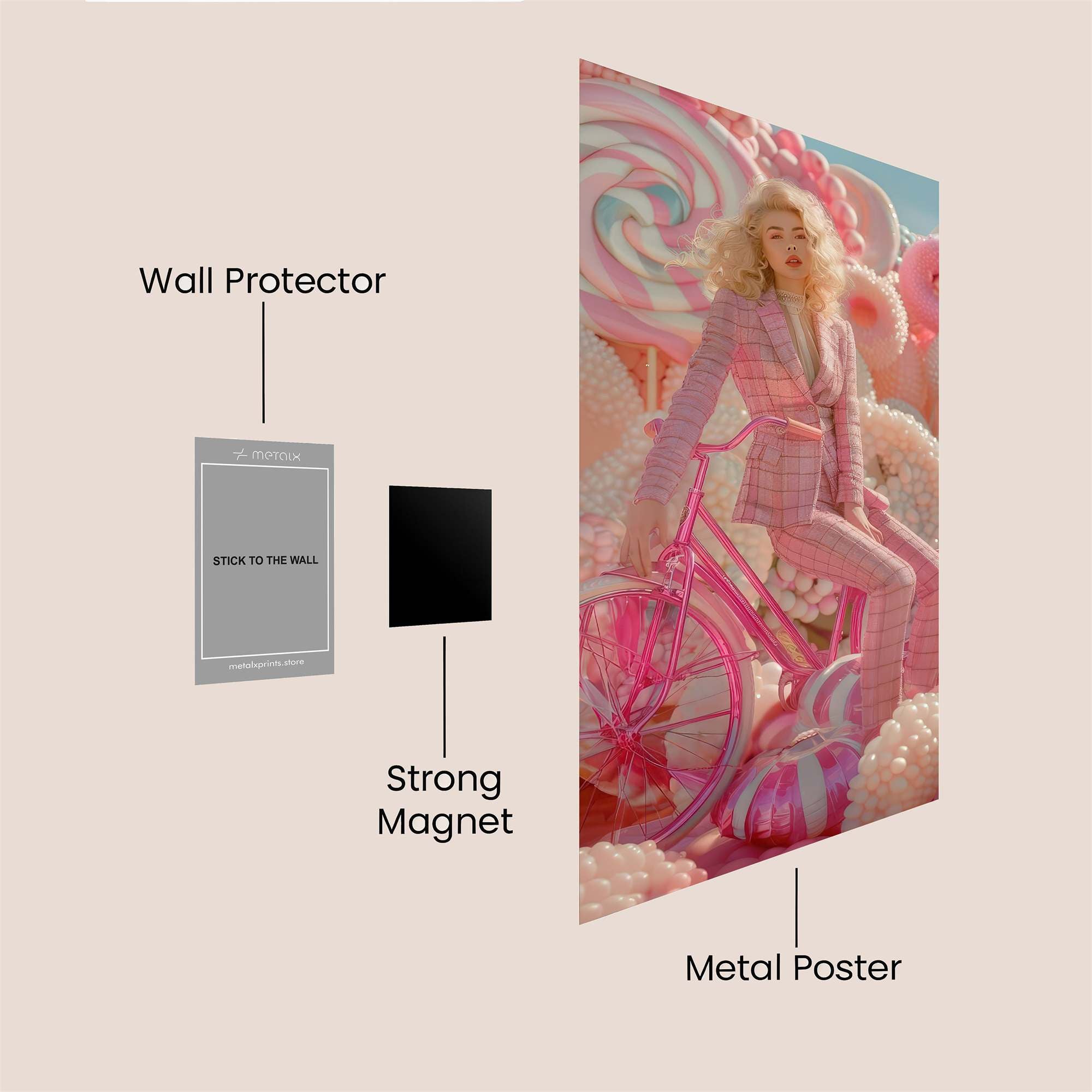 Candy Dream Safe Wall Magnetic / M