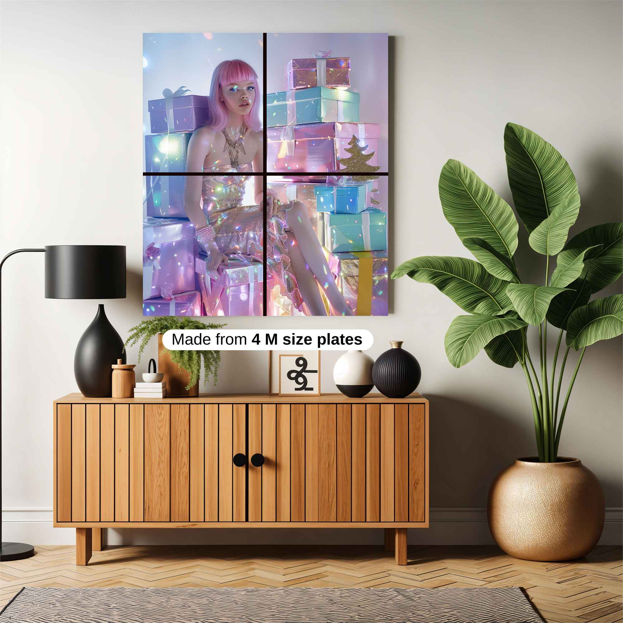 Pink Delight Safe Wall Magnetic / M