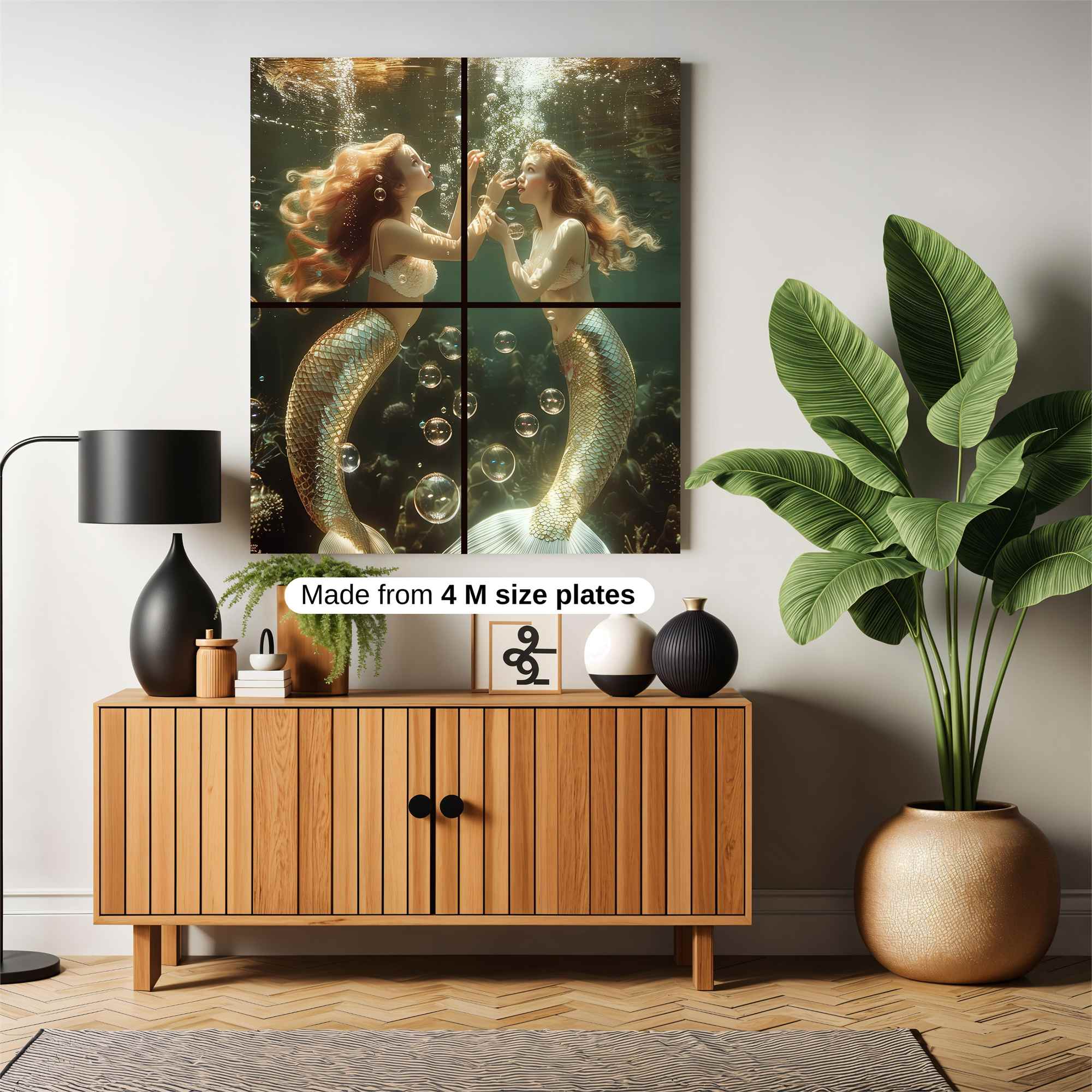 Mermaid Serenity Safe Wall Magnetic / M