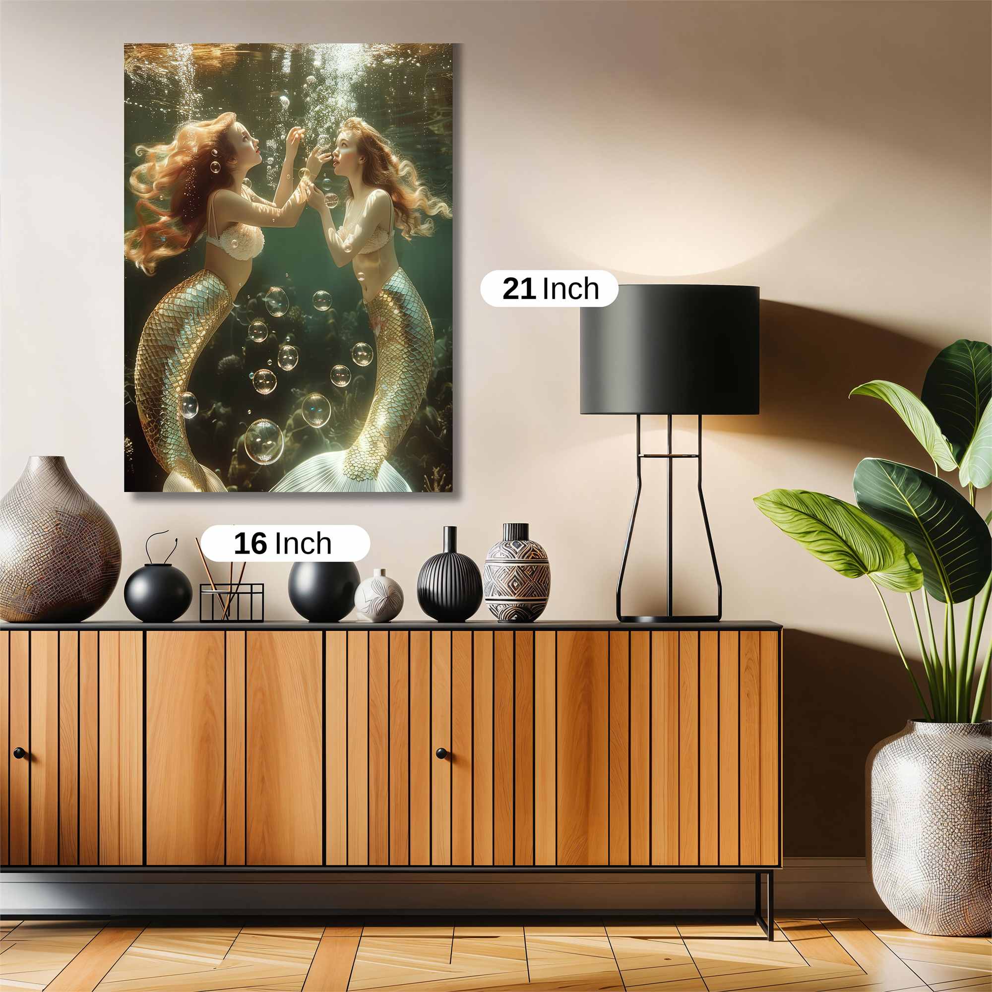 Mermaid Serenity Safe Wall Magnetic / M