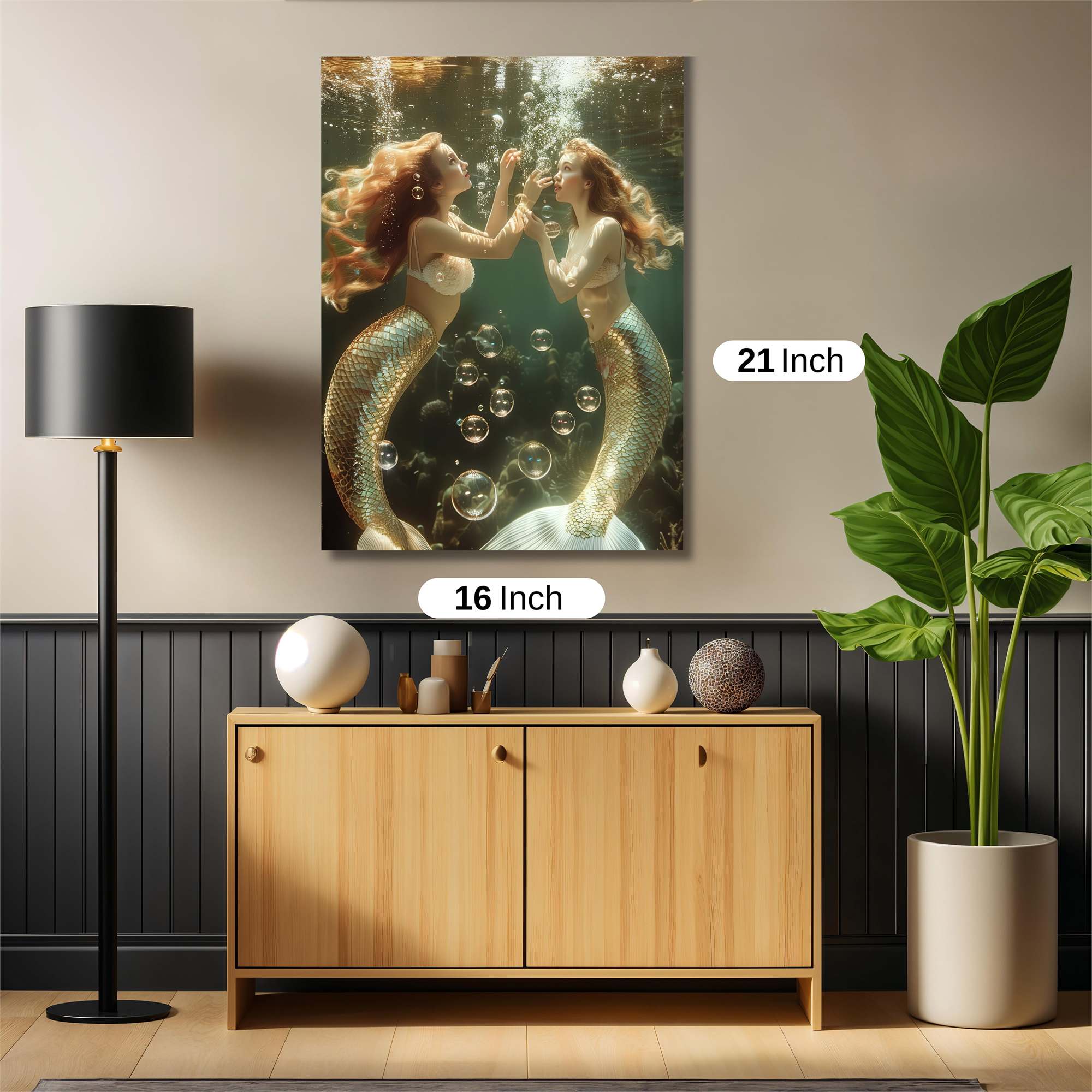 Mermaid Serenity Safe Wall Magnetic / M