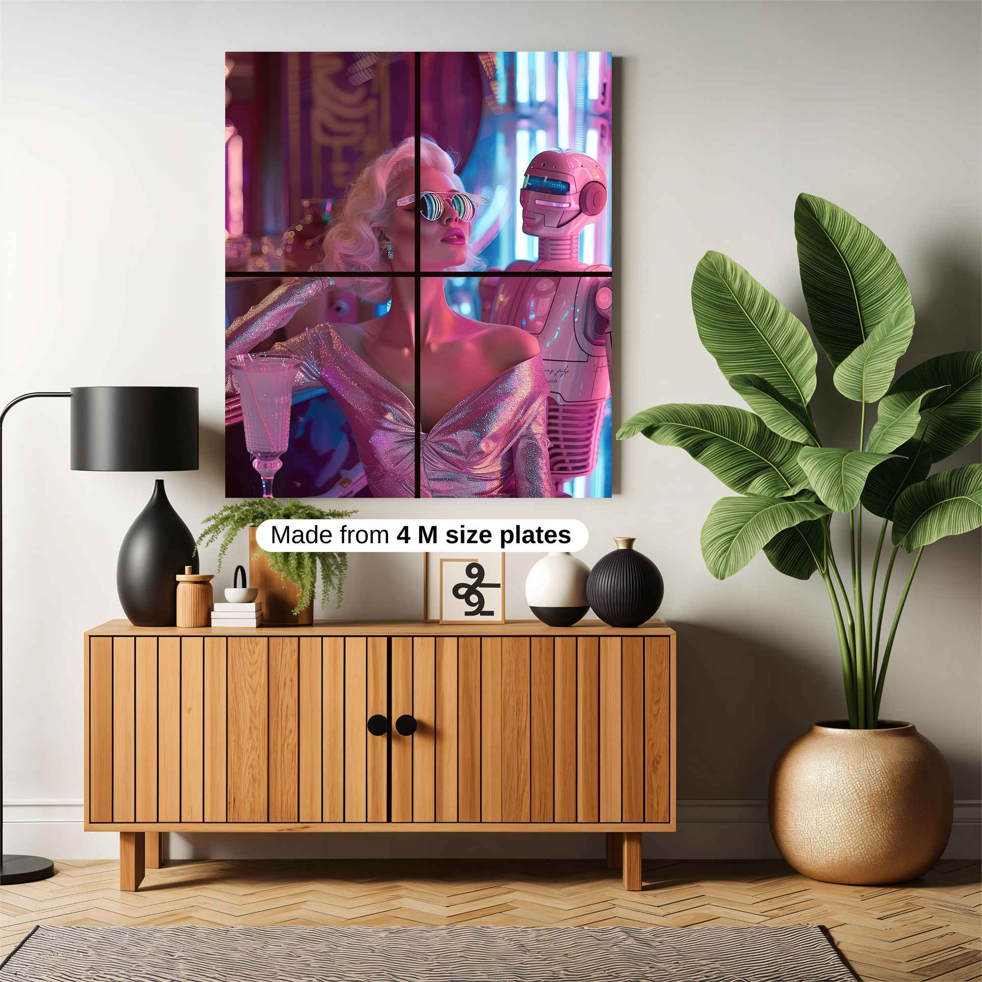 Robot Glamour Safe Wall Magnetic / M