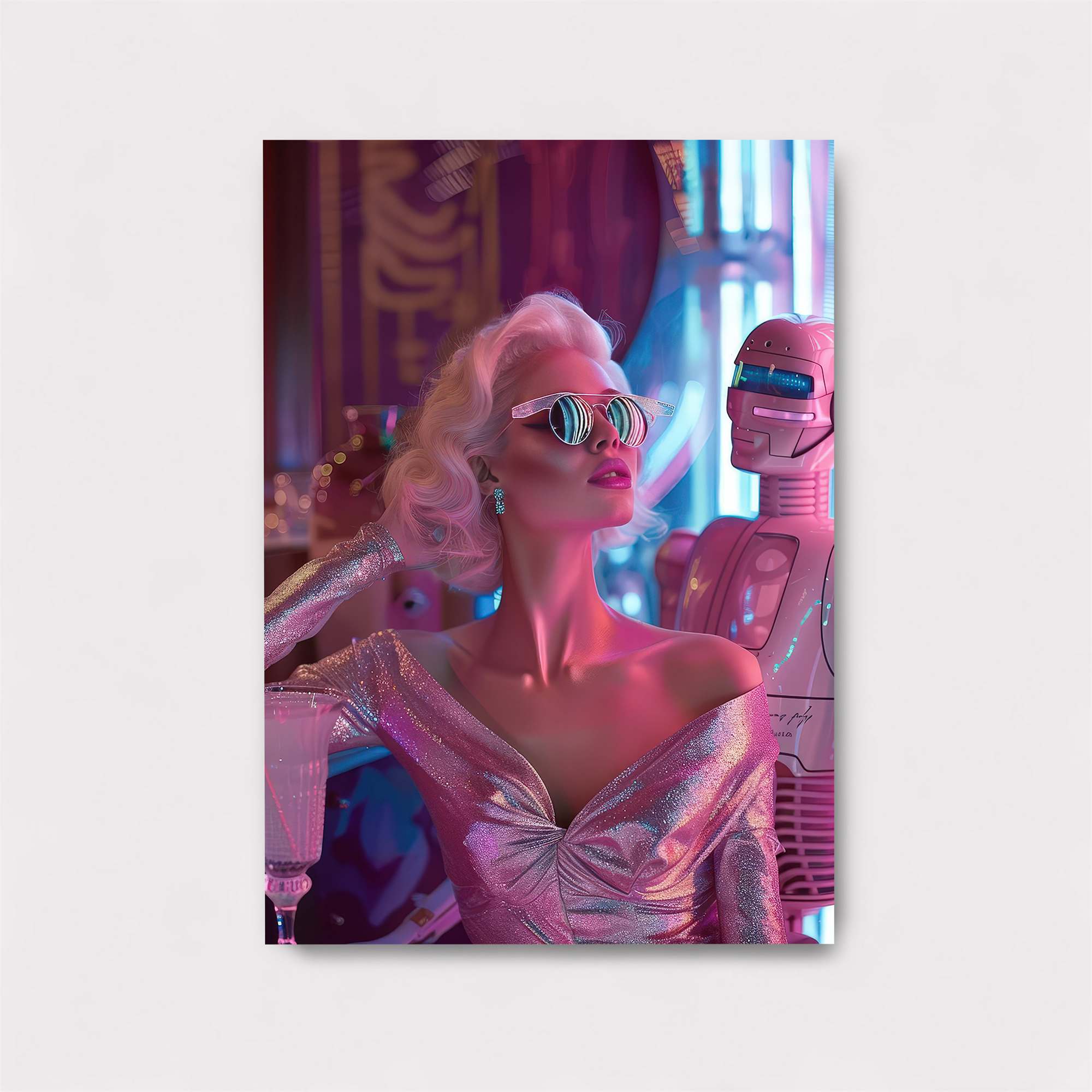 Robot Glamour Safe Wall Magnetic / M