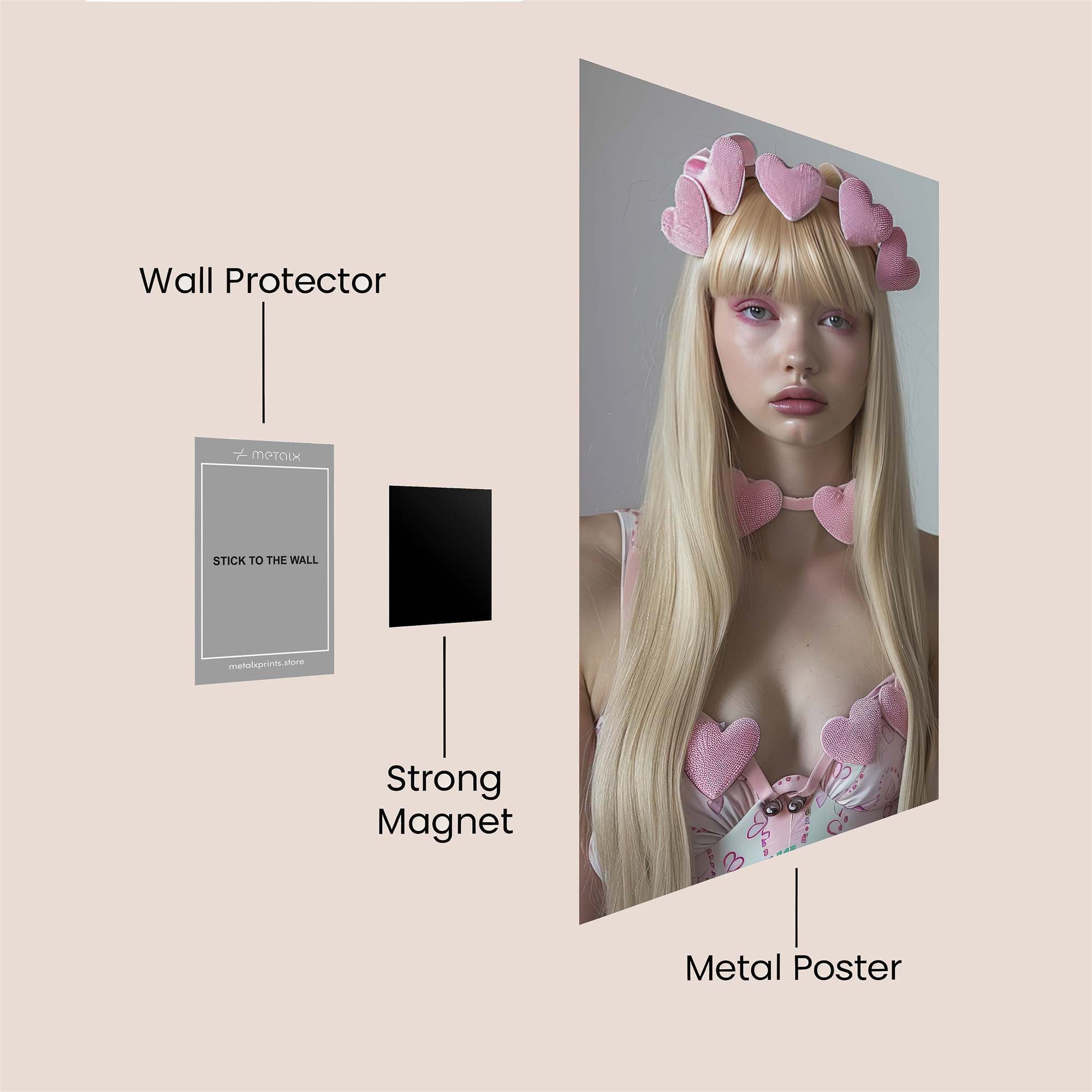 Heartfelt Dream Safe Wall Magnetic / M