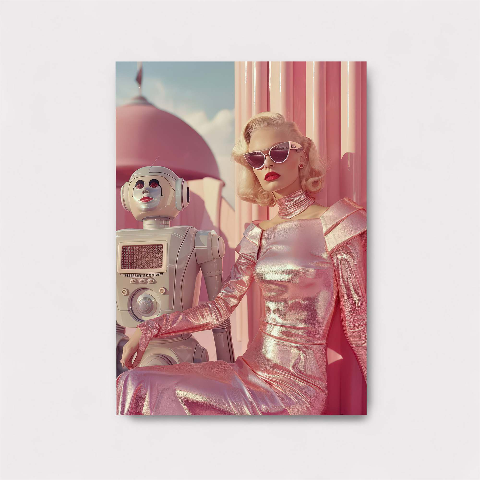 Retro Futurism Safe Wall Magnetic / M