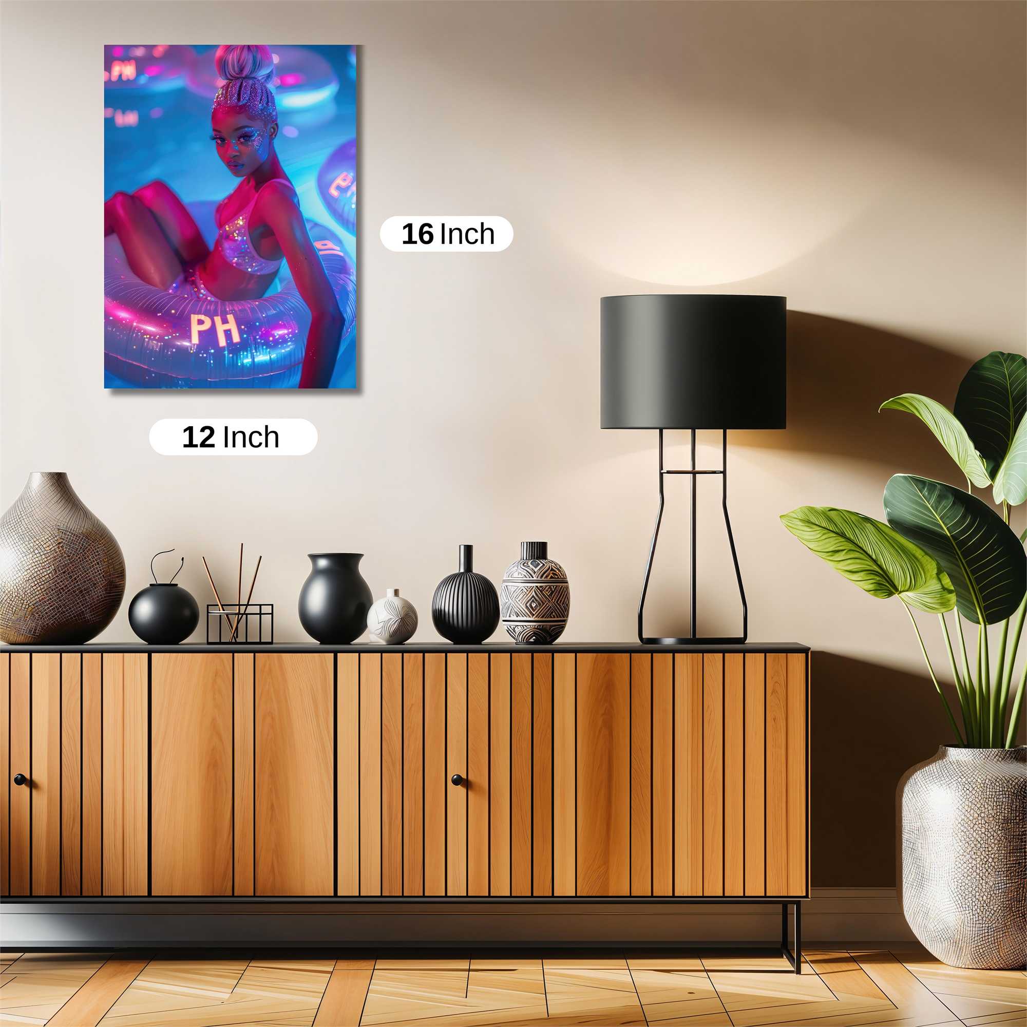 Neon Bliss Safe Wall Magnetic / M