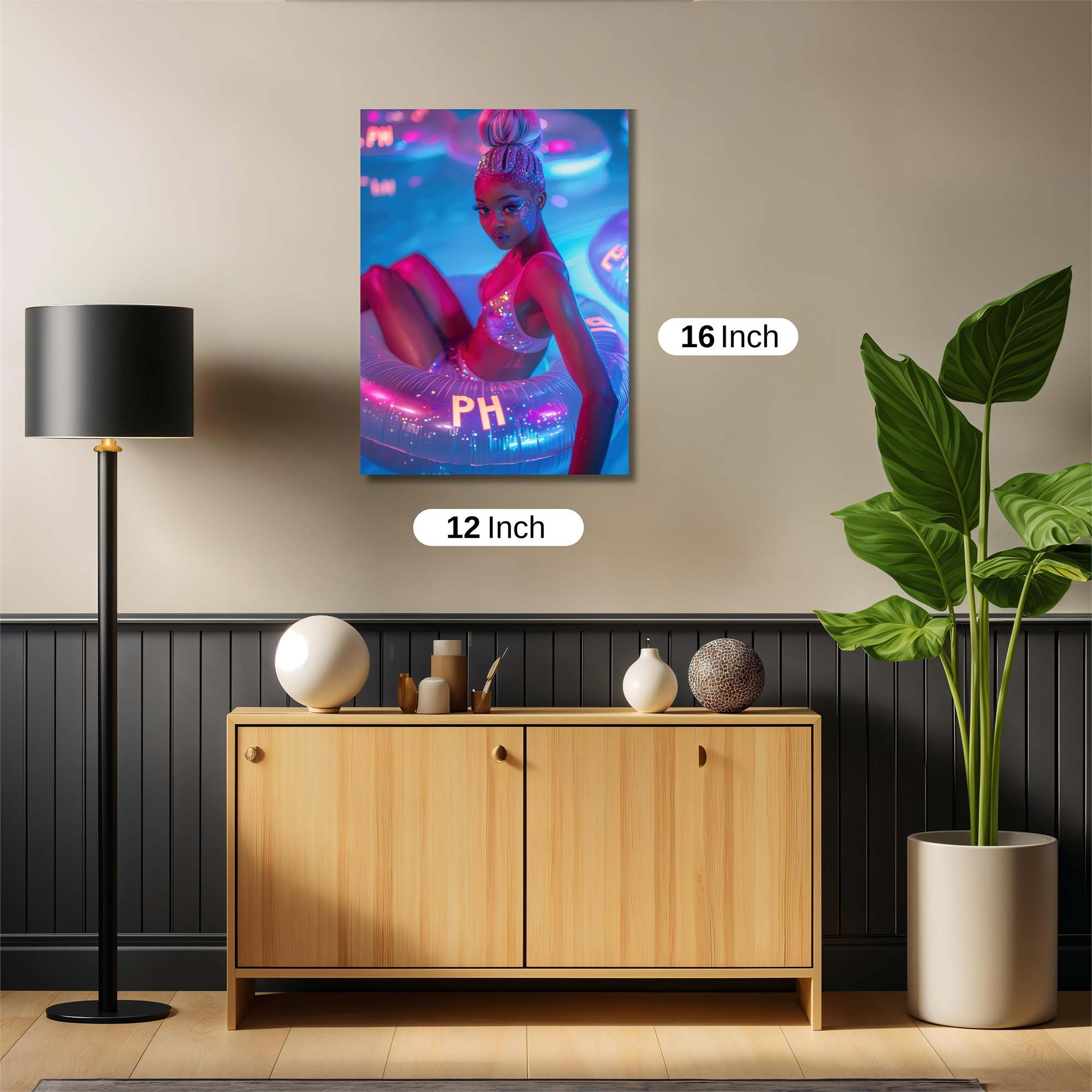 Neon Bliss Safe Wall Magnetic / M