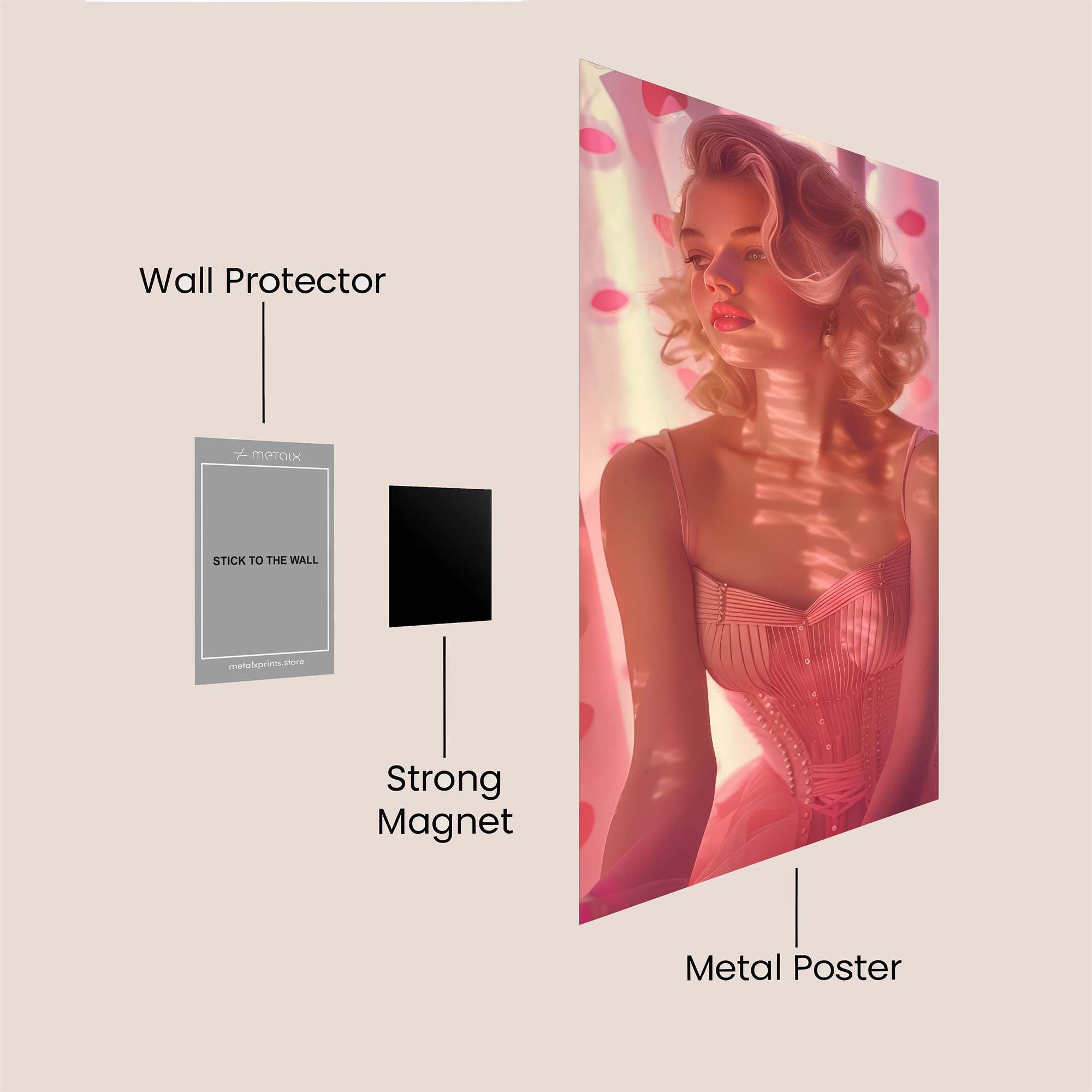 Marilyn Dreamy Safe Wall Magnetic / M