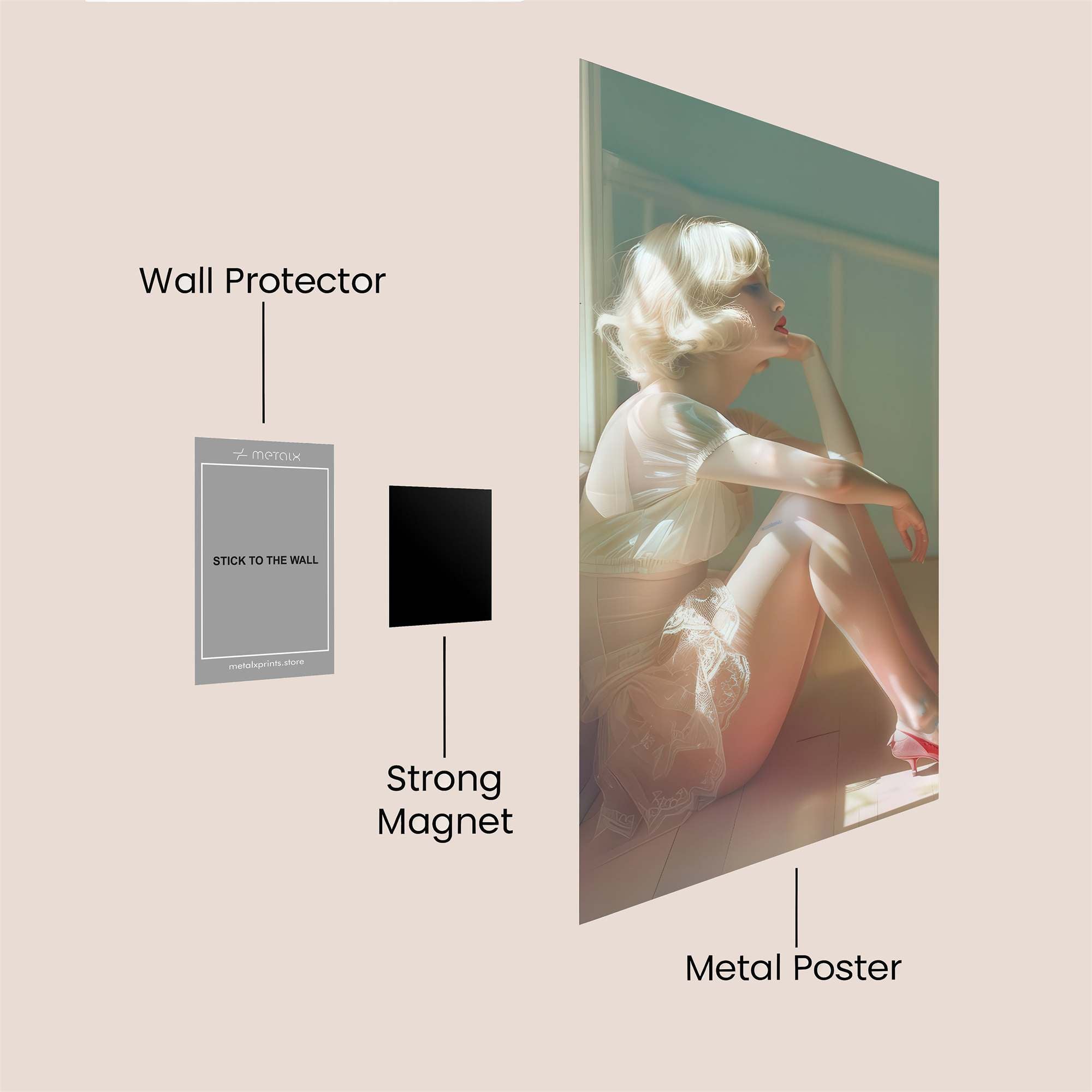 Sunlit Dream Safe Wall Magnetic / M