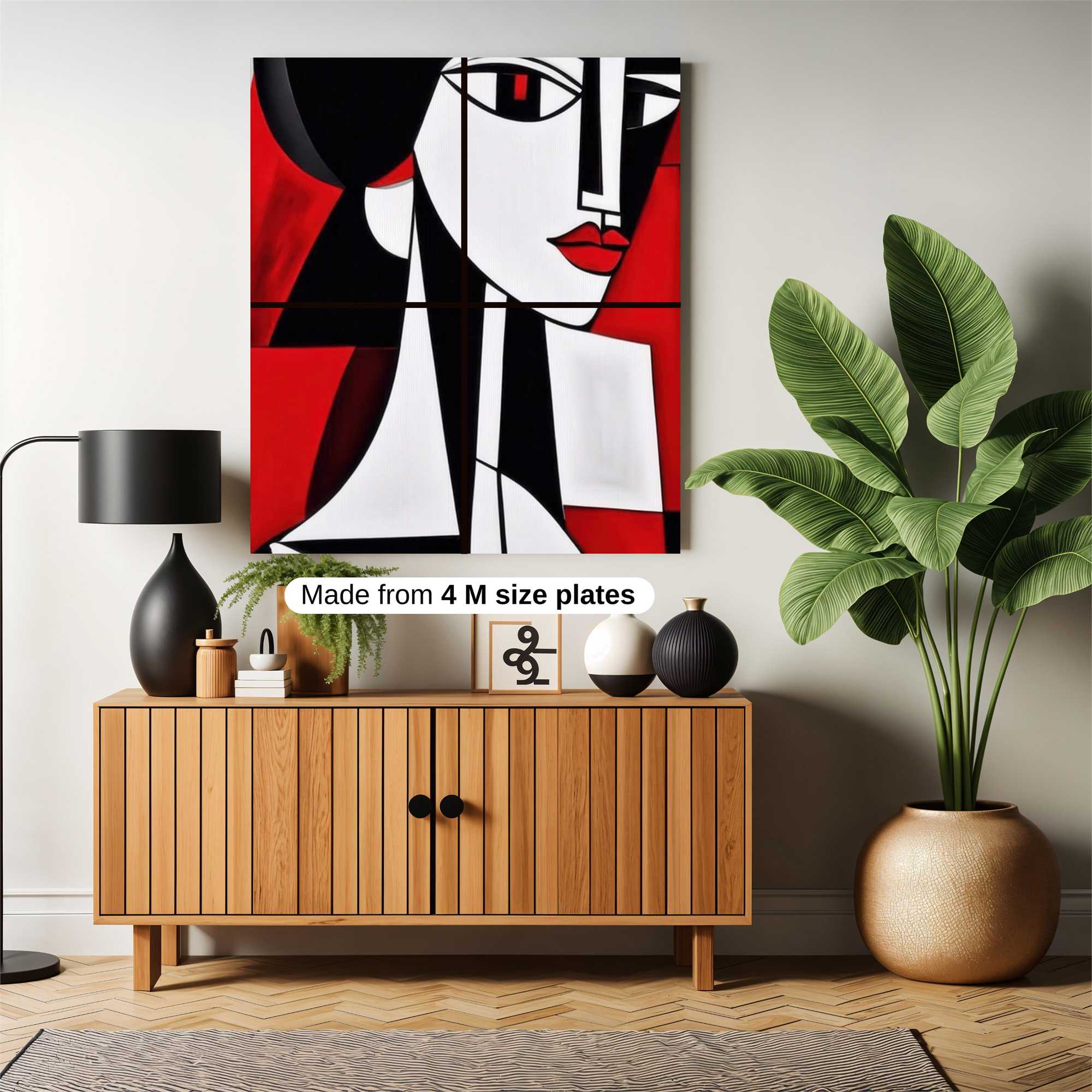 Cubist Elegance Safe Wall Magnetic / M