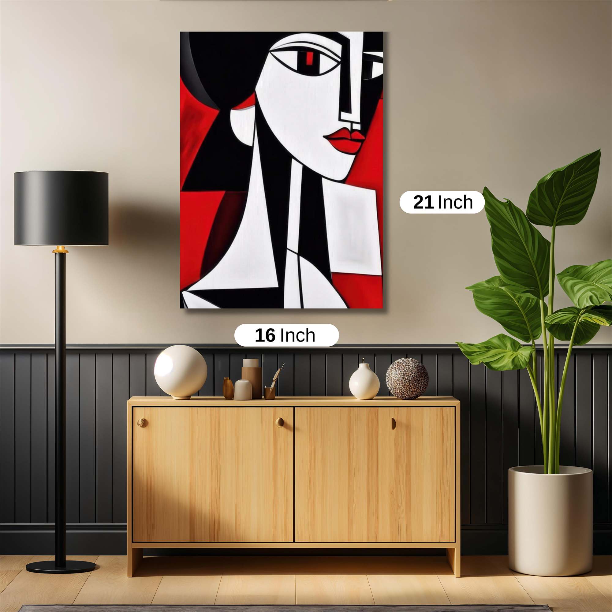 Cubist Elegance Safe Wall Magnetic / M