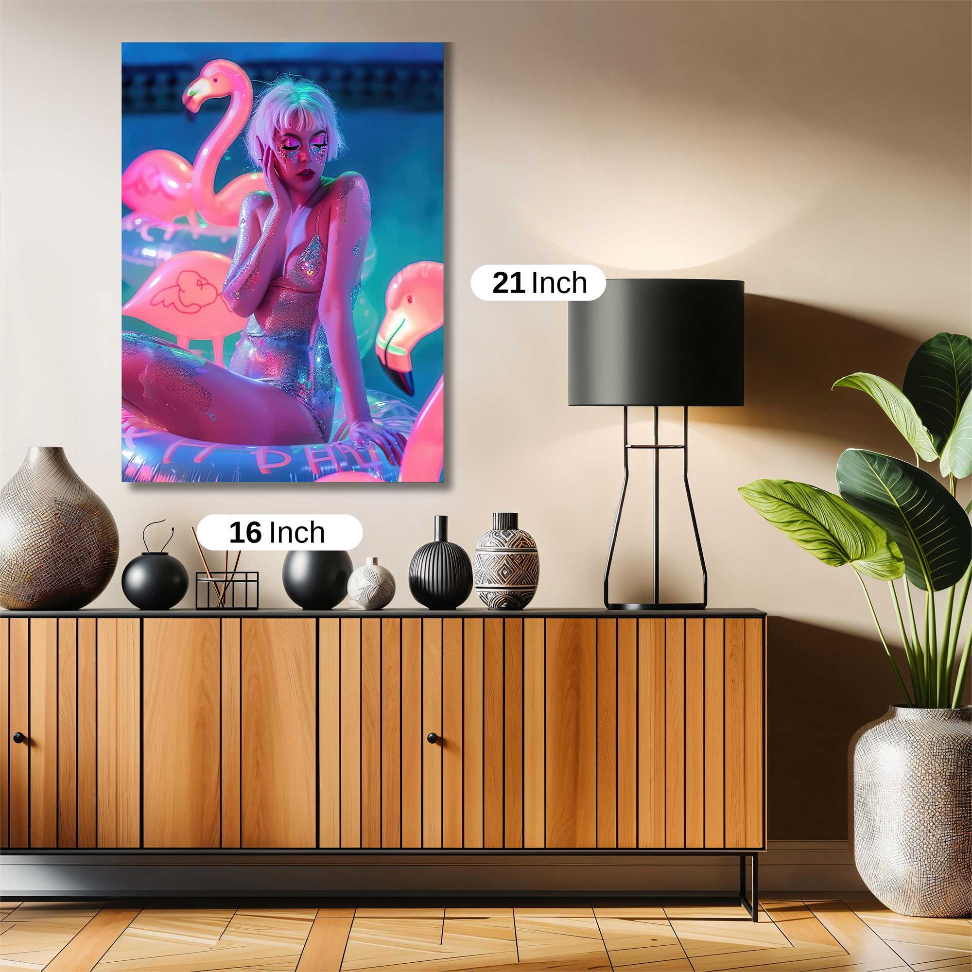 Flamingo Fantasy Safe Wall Magnetic / M