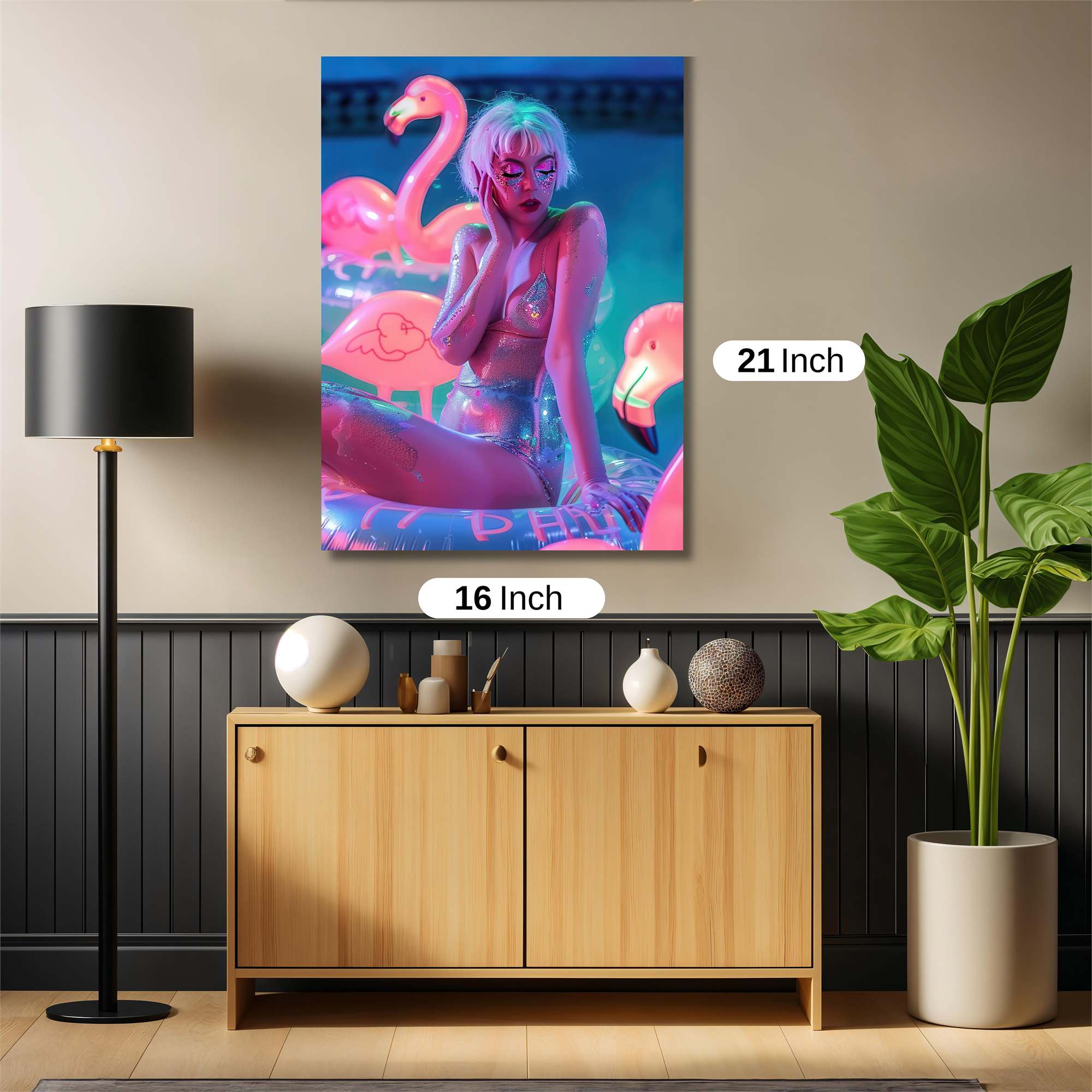 Flamingo Fantasy Safe Wall Magnetic / M