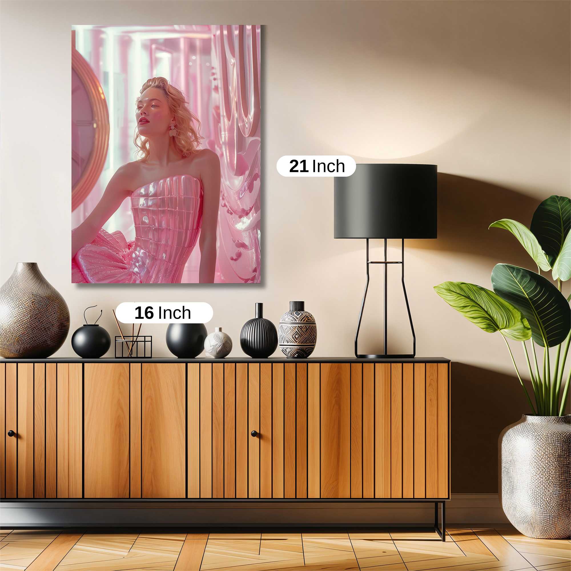 Pink Dreamscape Safe Wall Magnetic / M