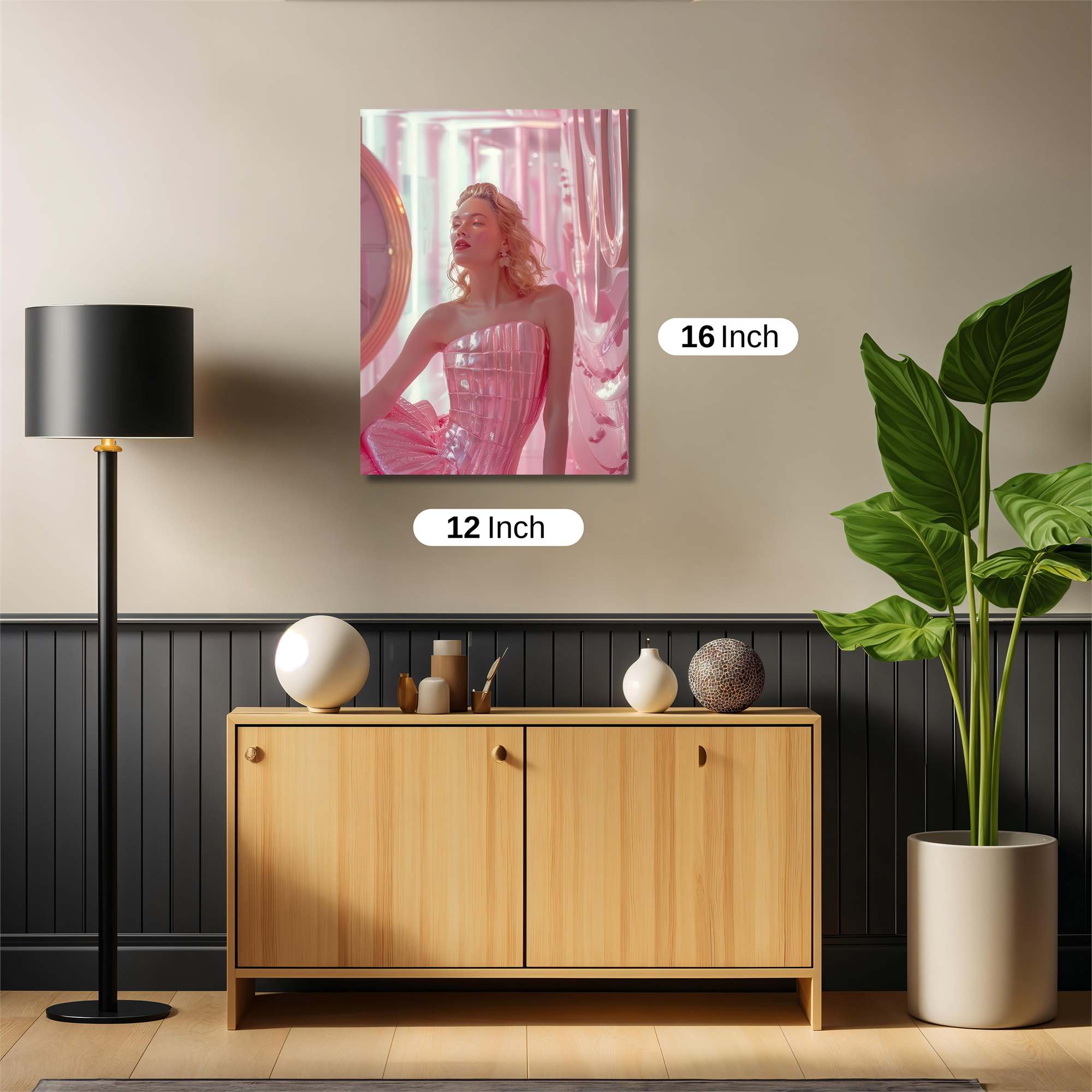 Pink Dreamscape Safe Wall Magnetic / M