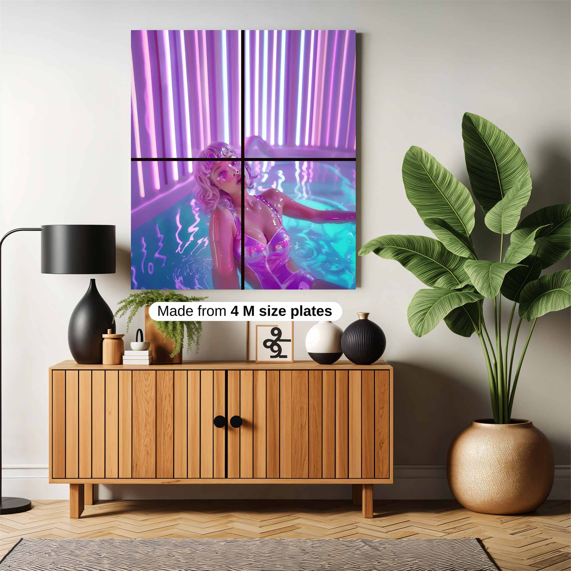 Neon Bliss Safe Wall Magnetic / M