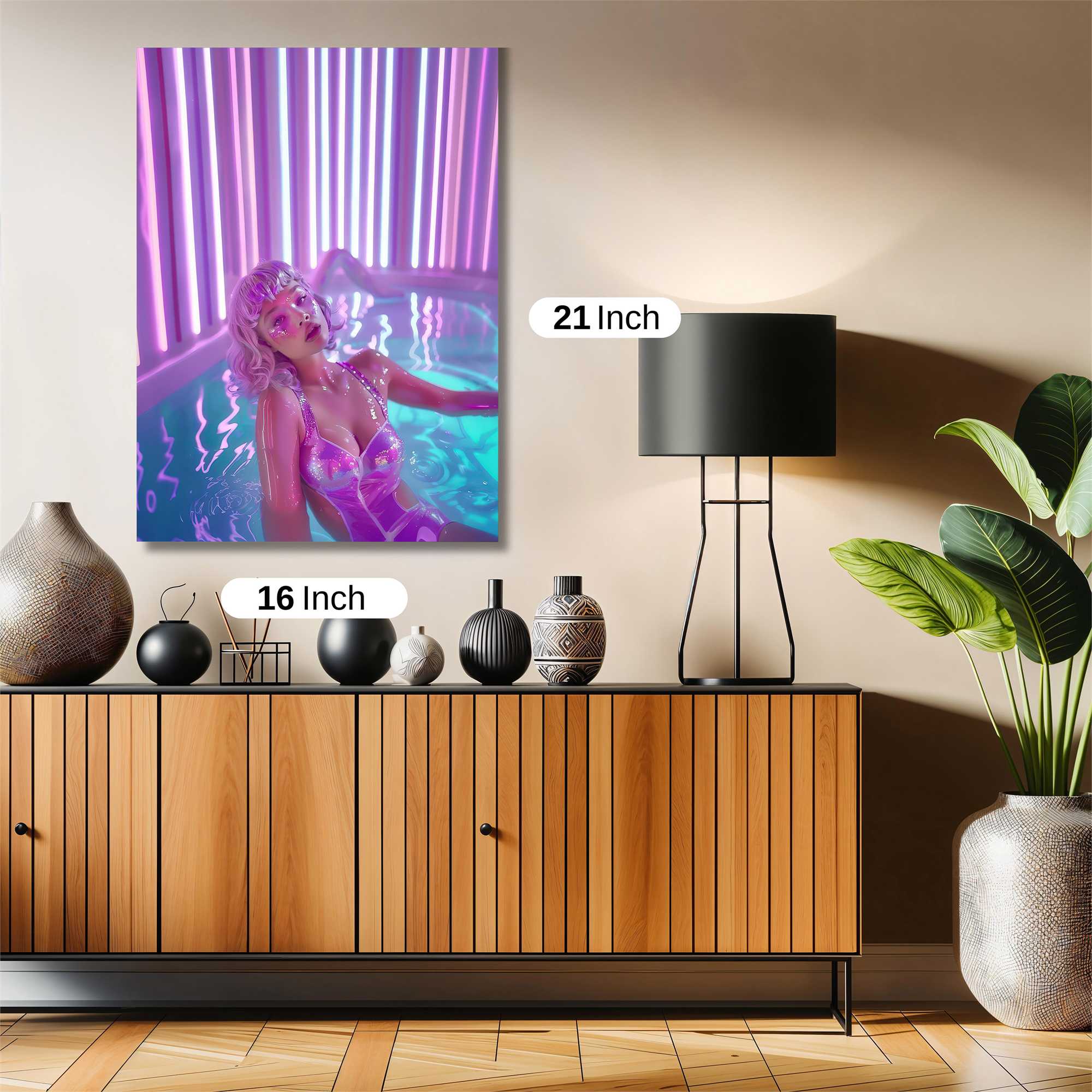 Neon Bliss Safe Wall Magnetic / M