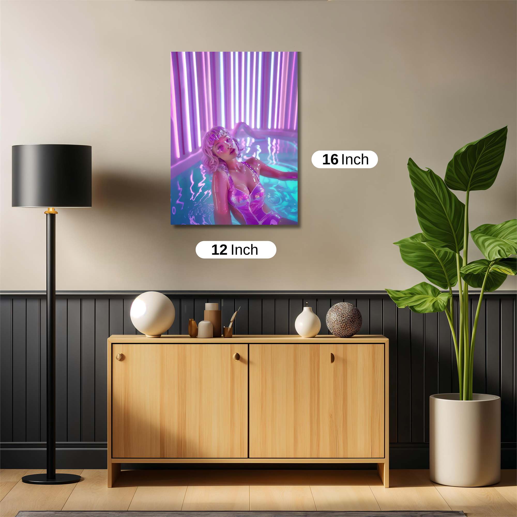 Neon Bliss Safe Wall Magnetic / M