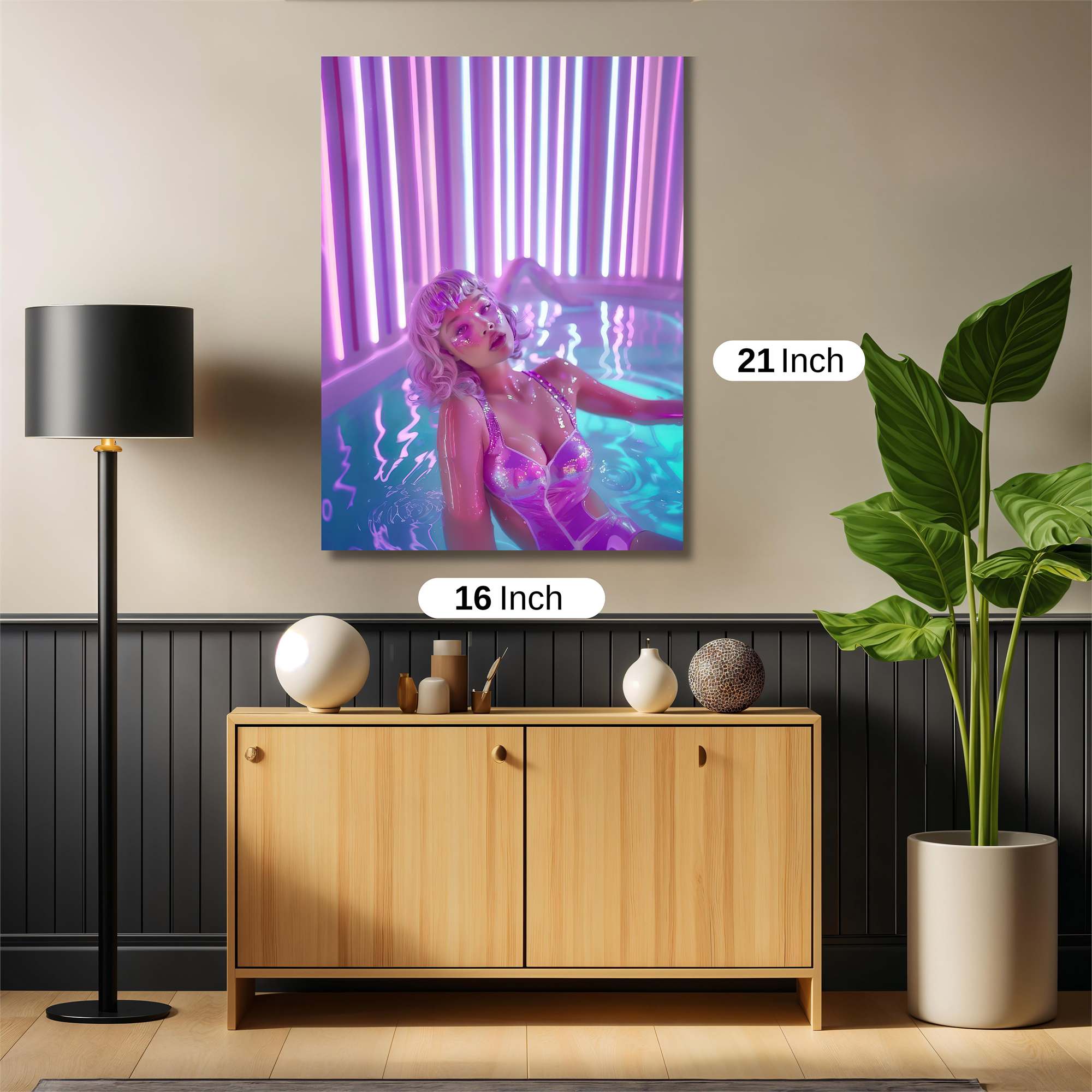 Neon Bliss Safe Wall Magnetic / M