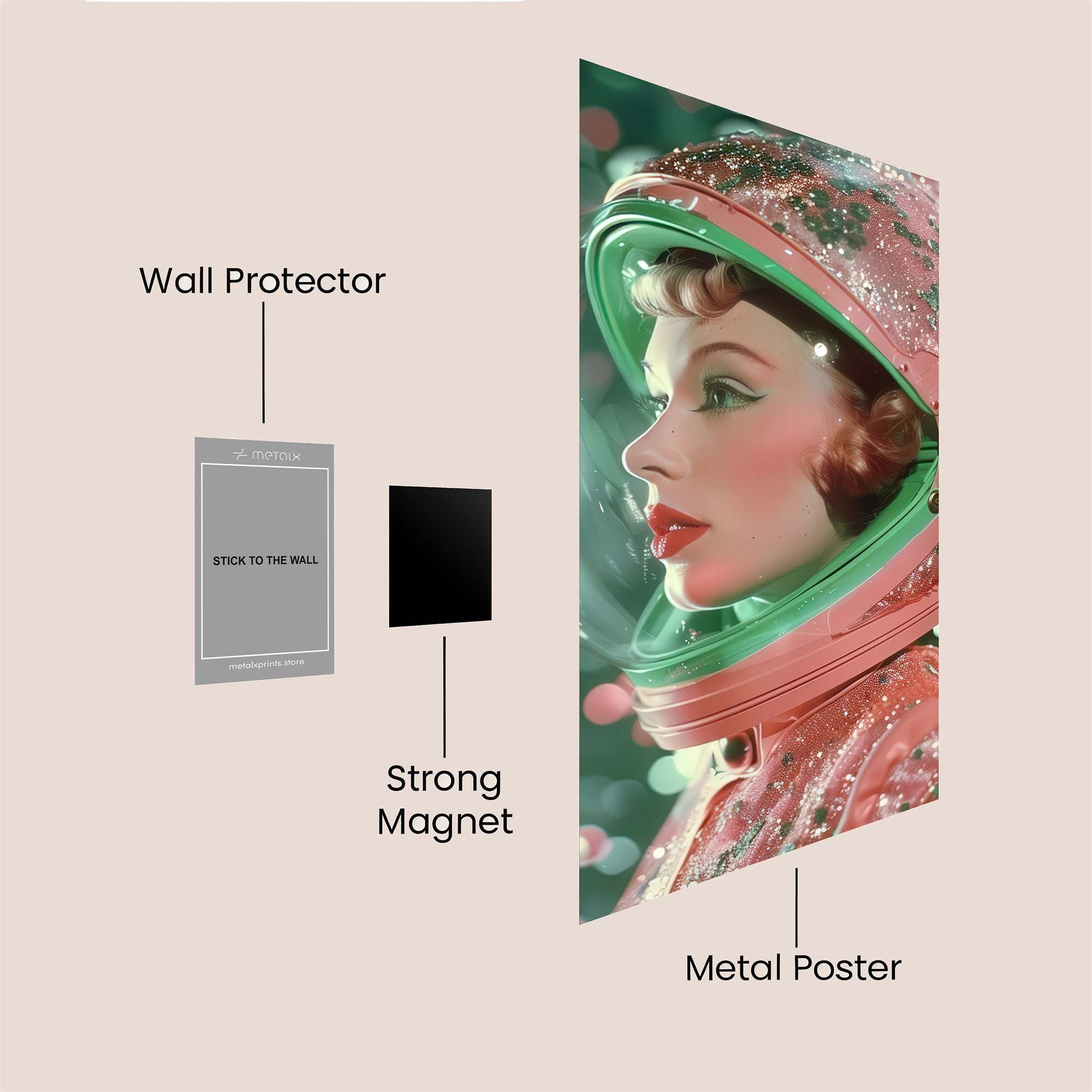 Stardust Dream Safe Wall Magnetic / M