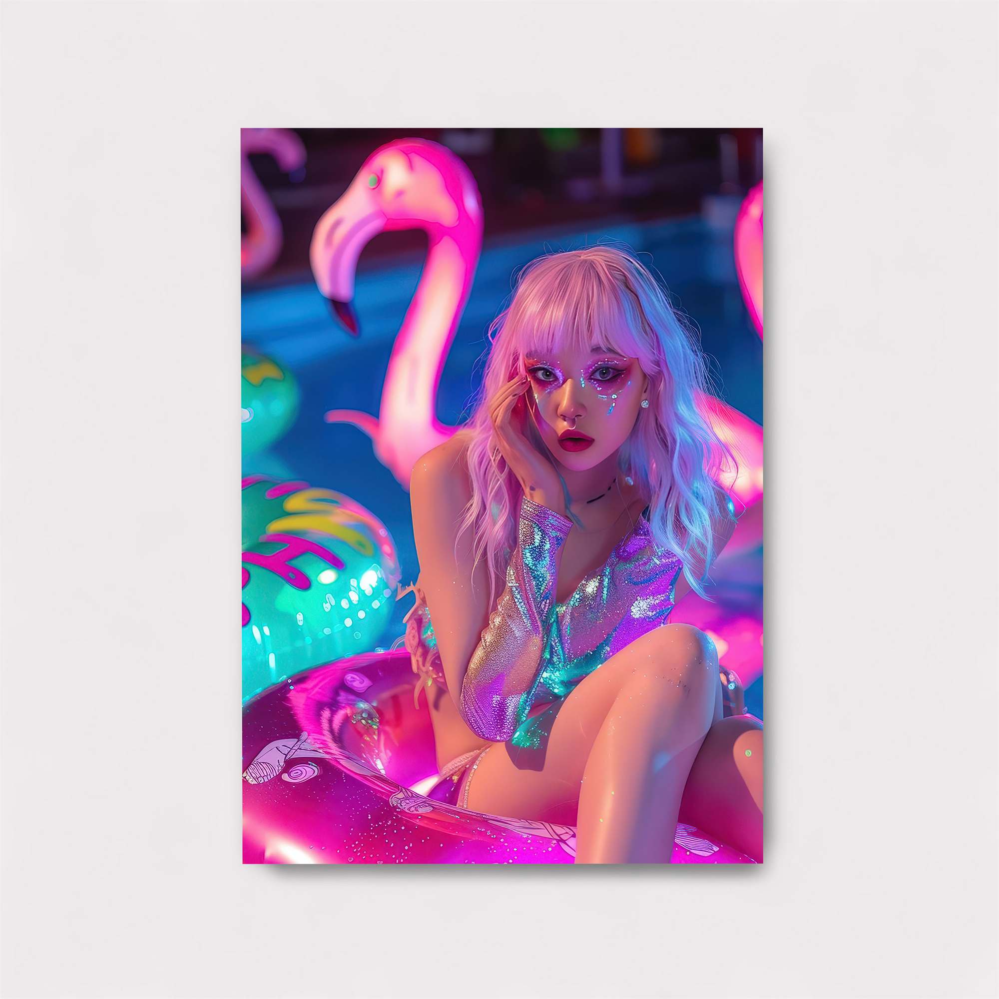 Flamingo Fantasy Safe Wall Magnetic / M