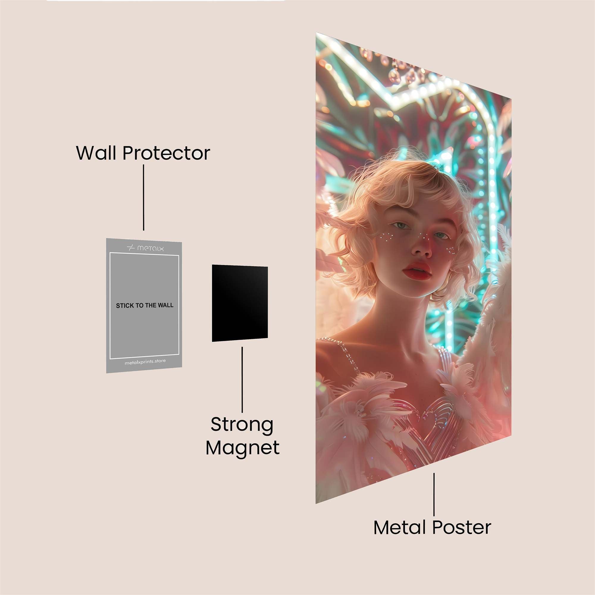 Angel Dream Safe Wall Magnetic / M
