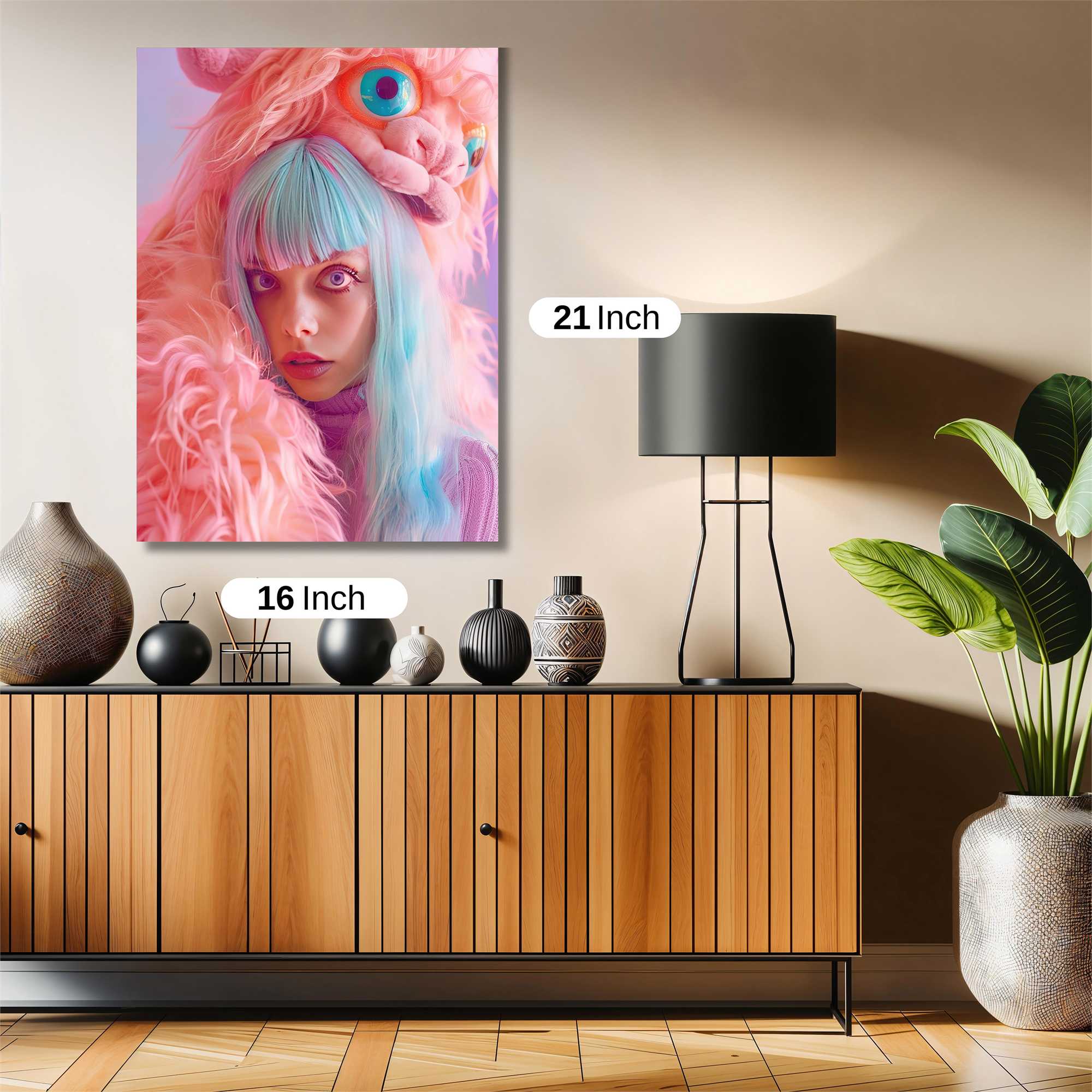 Llama Whimsy Safe Wall Magnetic / M