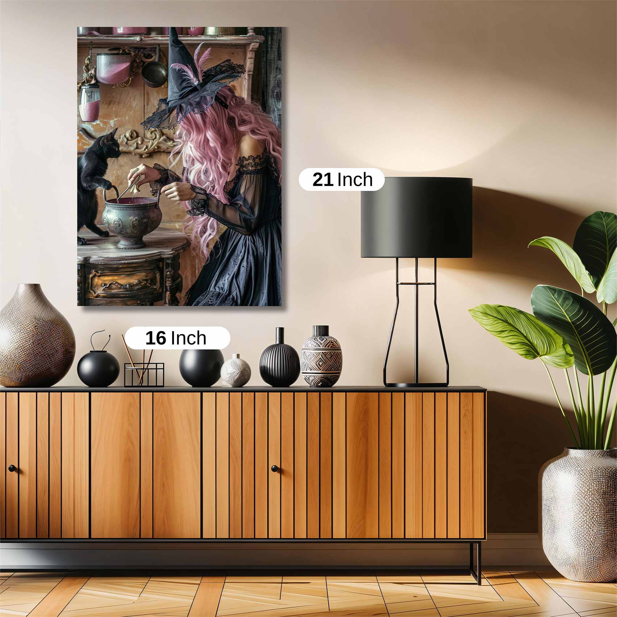 Witch Whimsy Safe Wall Magnetic / M