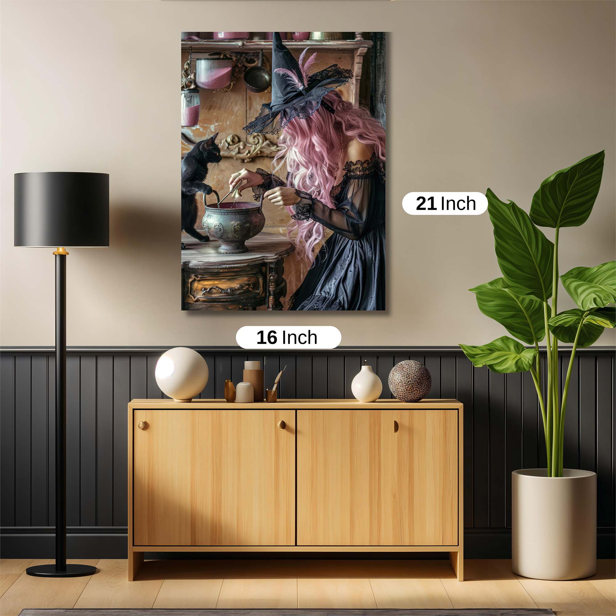Witch Whimsy Safe Wall Magnetic / M