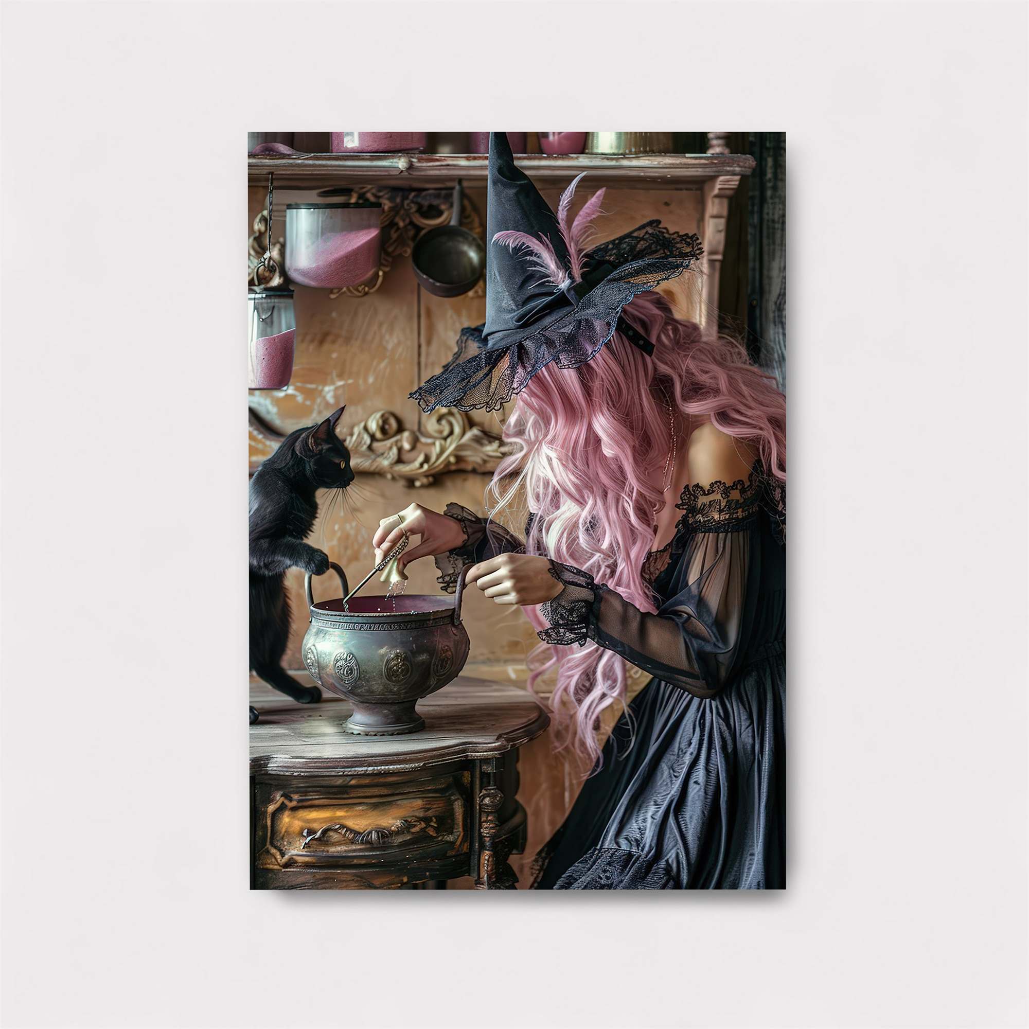 Witch Whimsy Safe Wall Magnetic / M