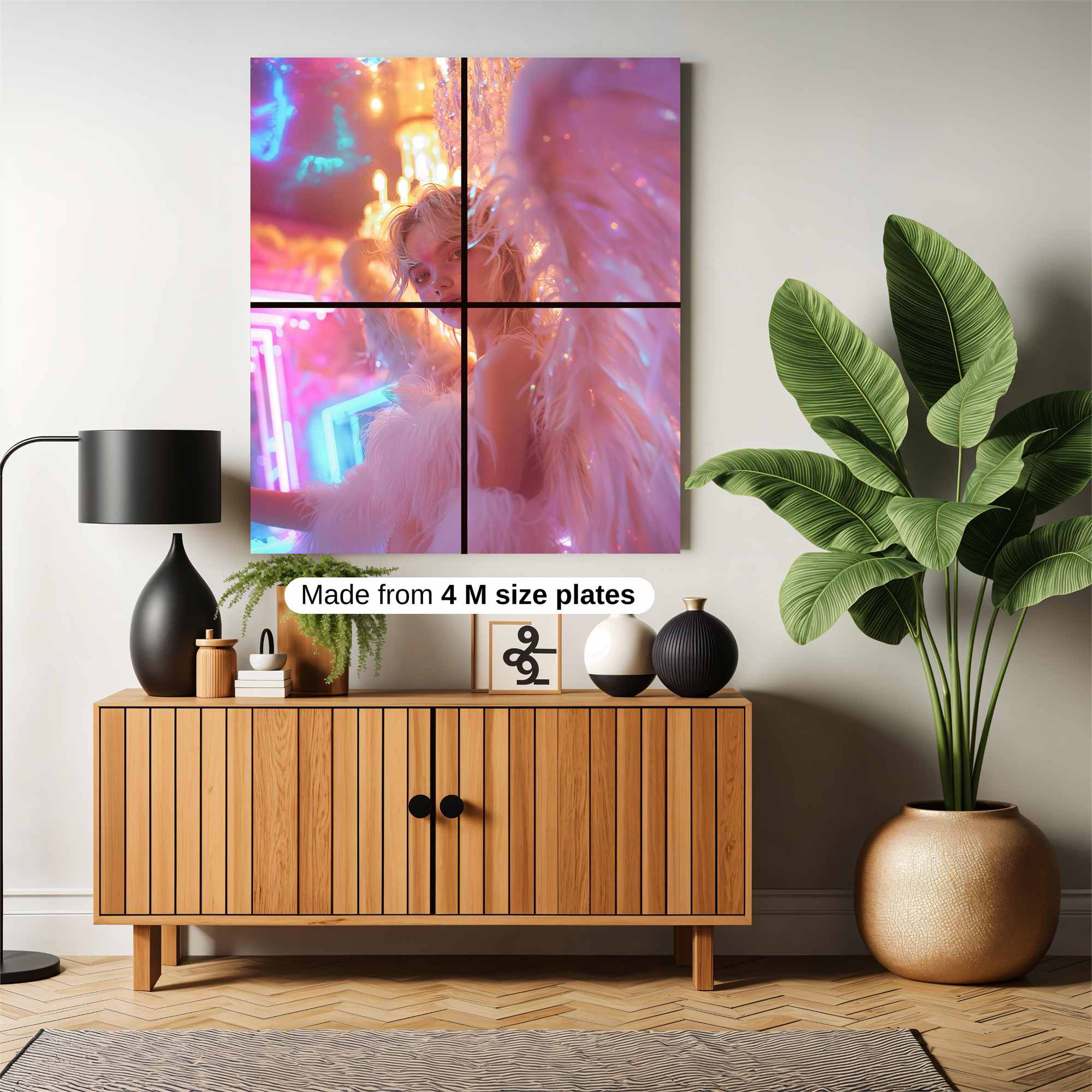 Neon Angel Safe Wall Magnetic / M