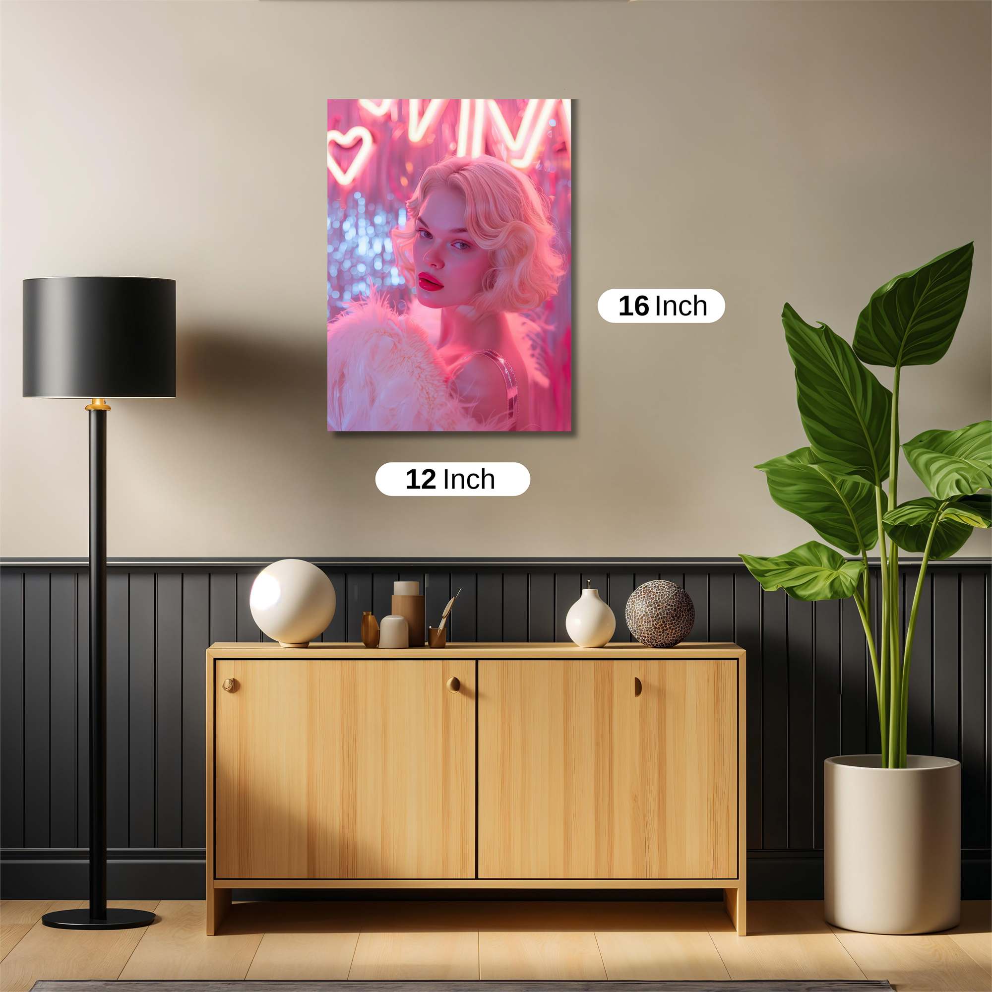 Neon Glamour Safe Wall Magnetic / M