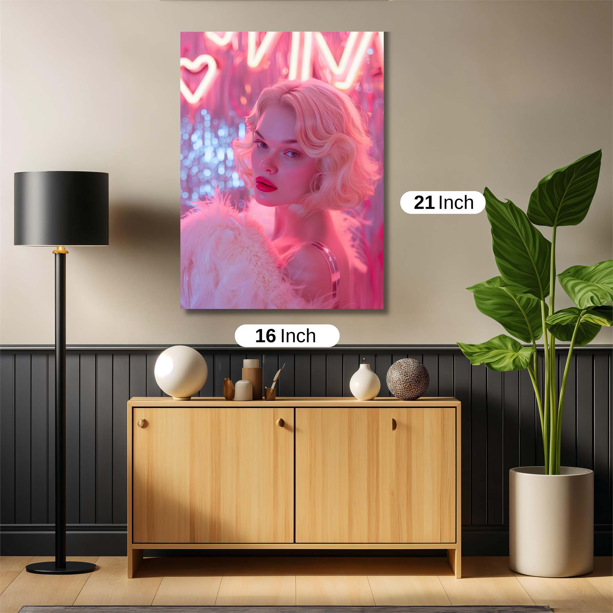 Neon Glamour Safe Wall Magnetic / M