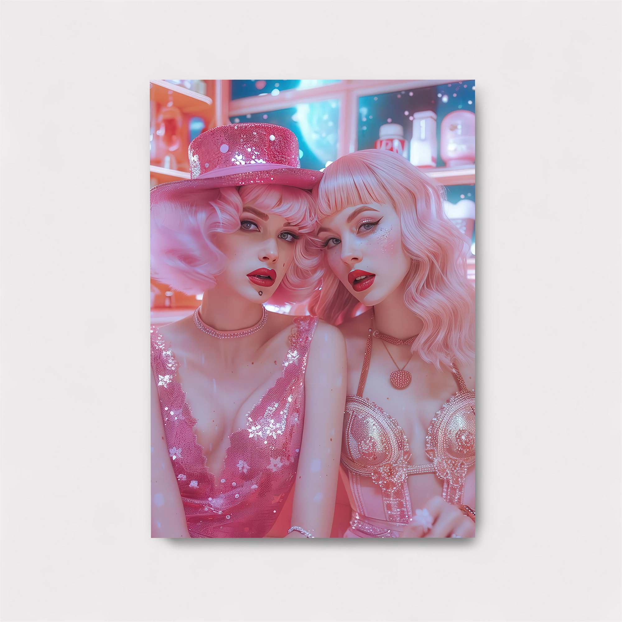 Pink Whimsy Safe Wall Magnetic / M